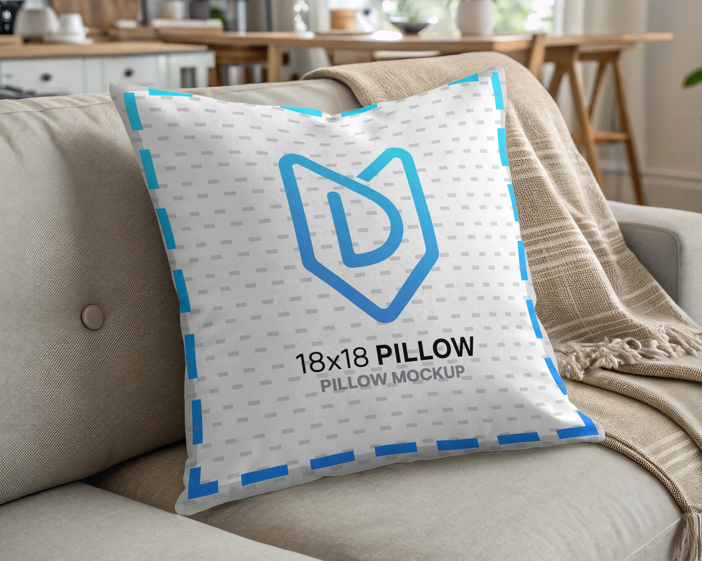 18x18 Pillow With Custom Design Pillow product
