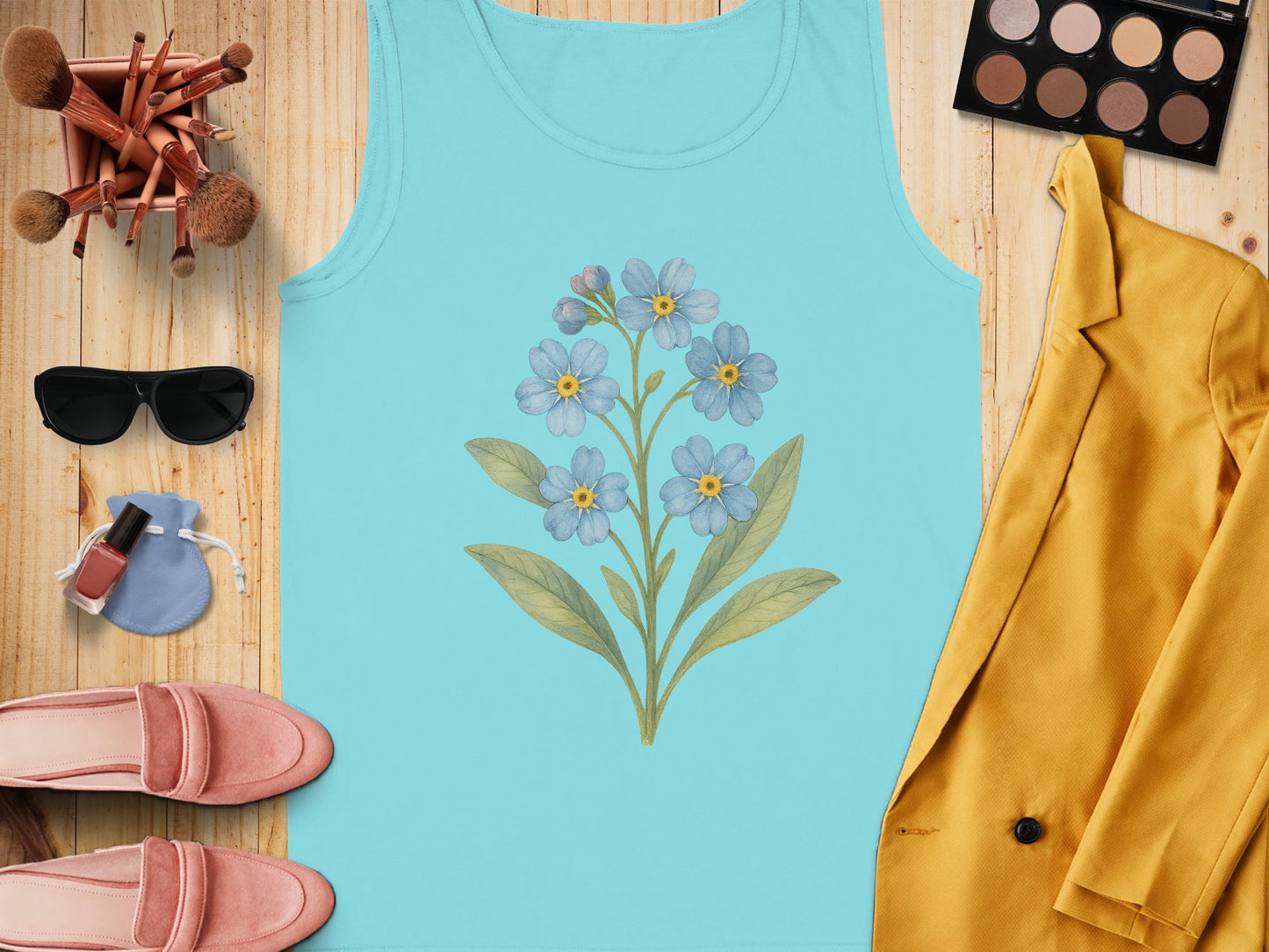 Floral Design Graphic Tank Top product