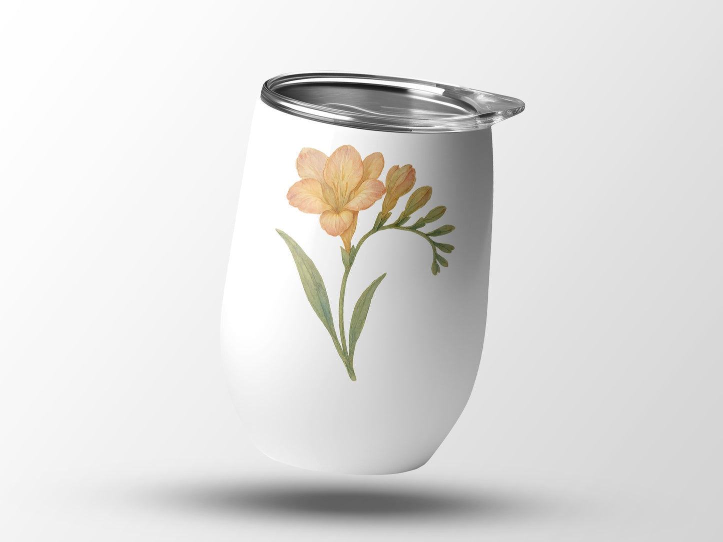 Floral Design Insulated Travel Mug Product