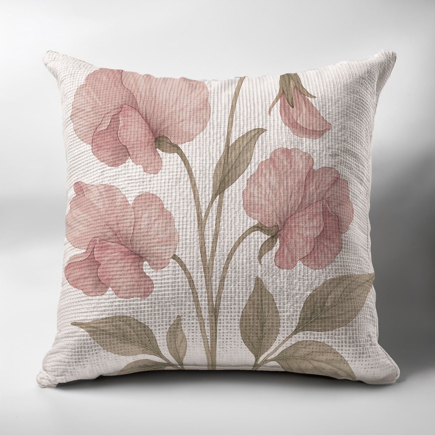 Floral Print Decorative Throw Pillow product