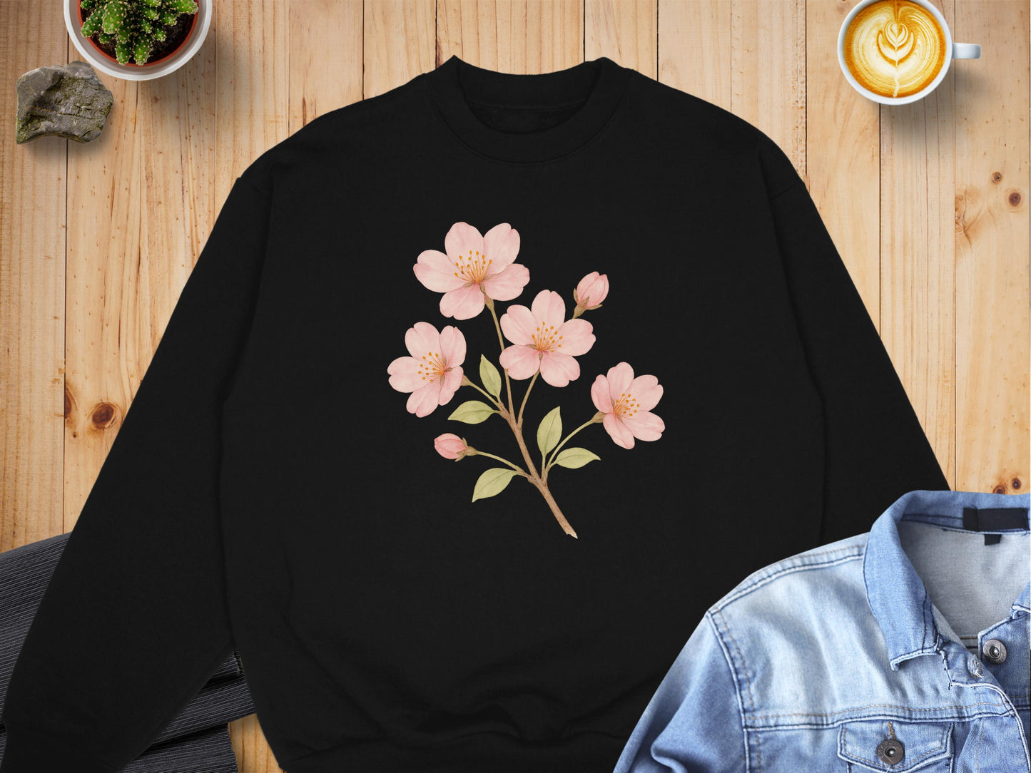 Cherry Blossom Graphic Design Crewneck product type