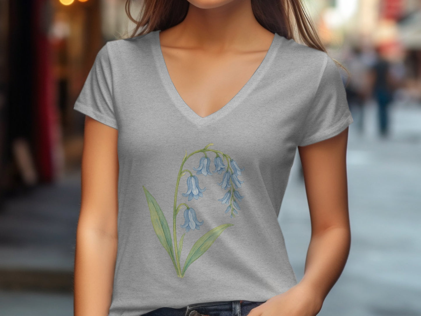 Bluebell Flower Graphic Women's Apparel product type