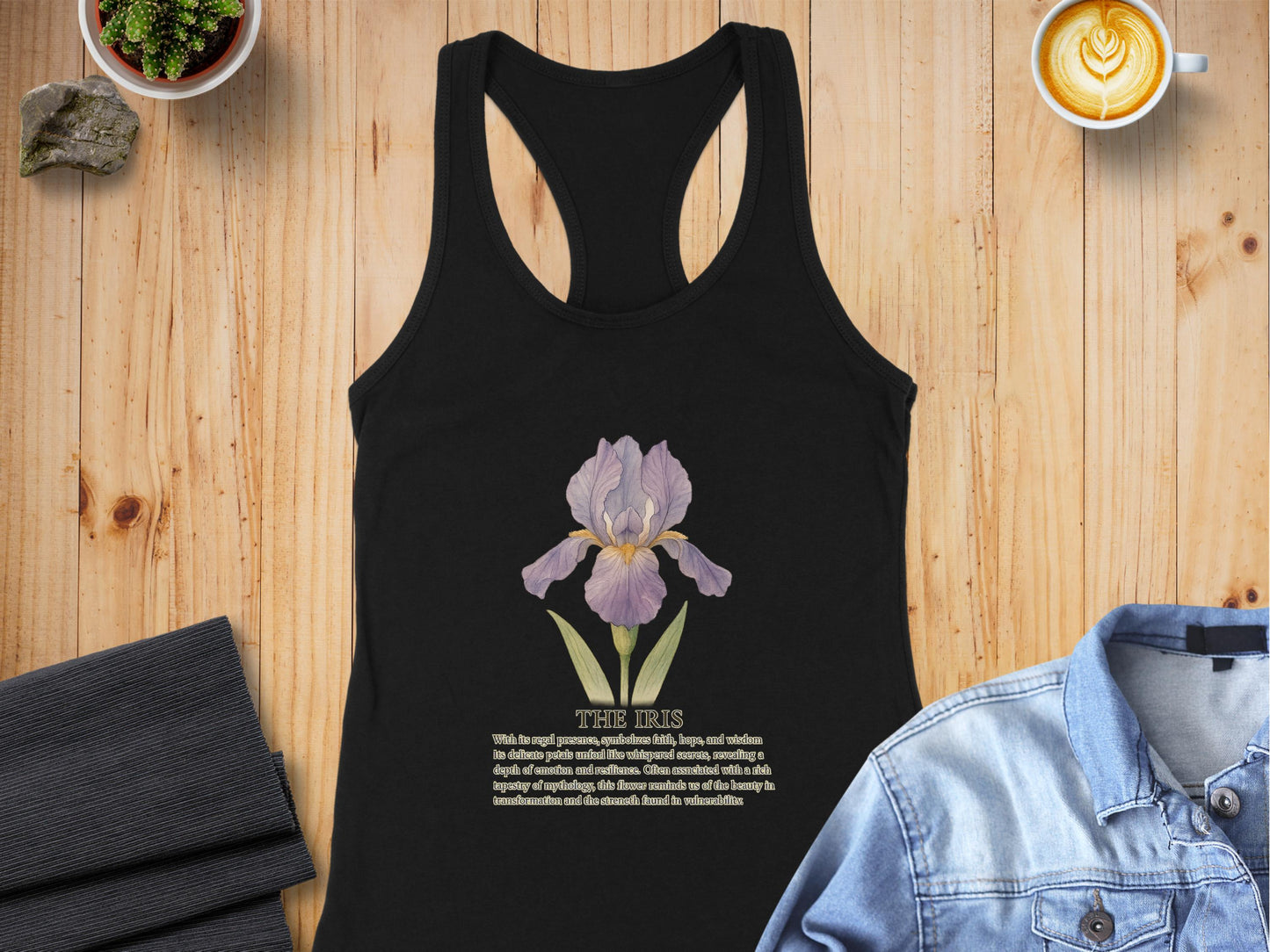 Iris Flower Graphic Design Tank Top product
