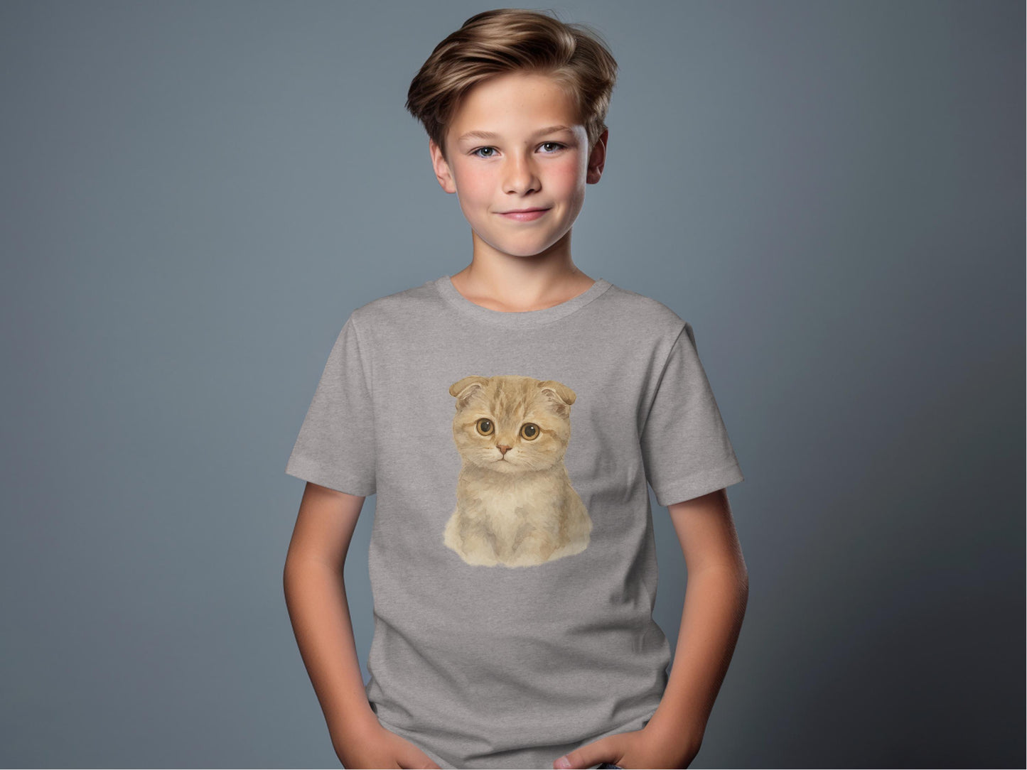Adorable Kitten Graphic Design Kids T-Shirt product