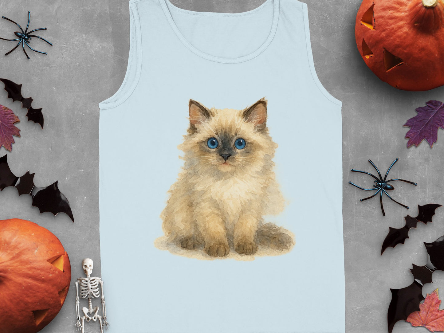 Adorable Cute Kitten Print Tank Top Clothing Product