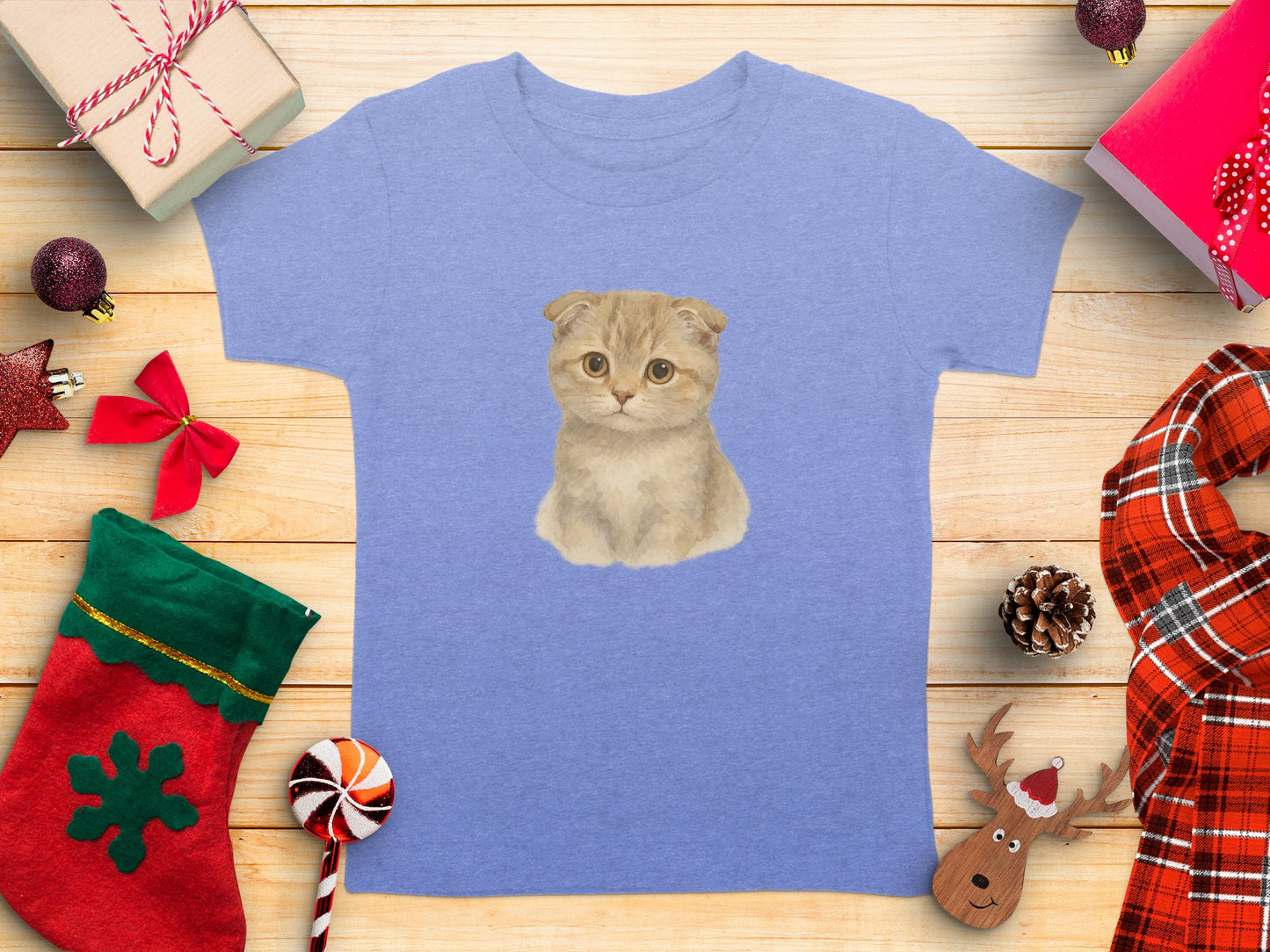 Cute Kitten Graphic Design T-Shirt Youth Product