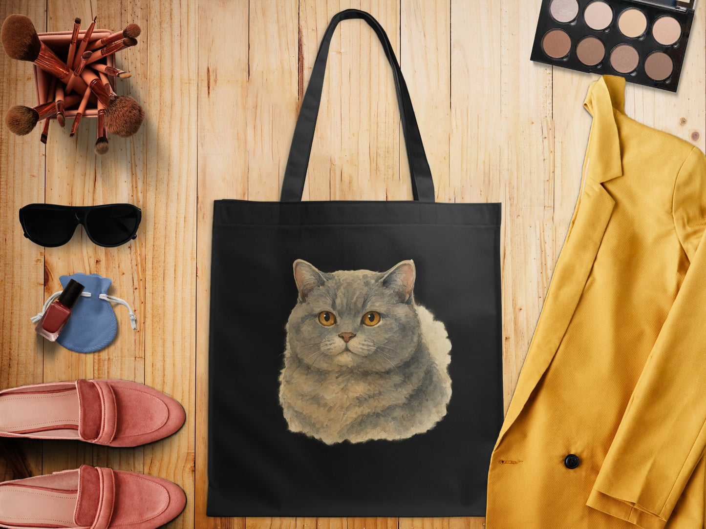 Cute Cat Print Tote Bag Perfect Everyday Product