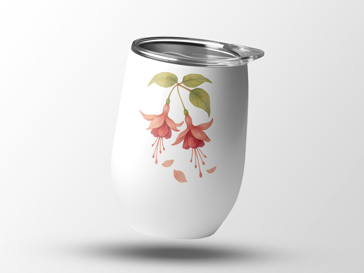 Elegant Floral Design Insulated Stainless Steel product