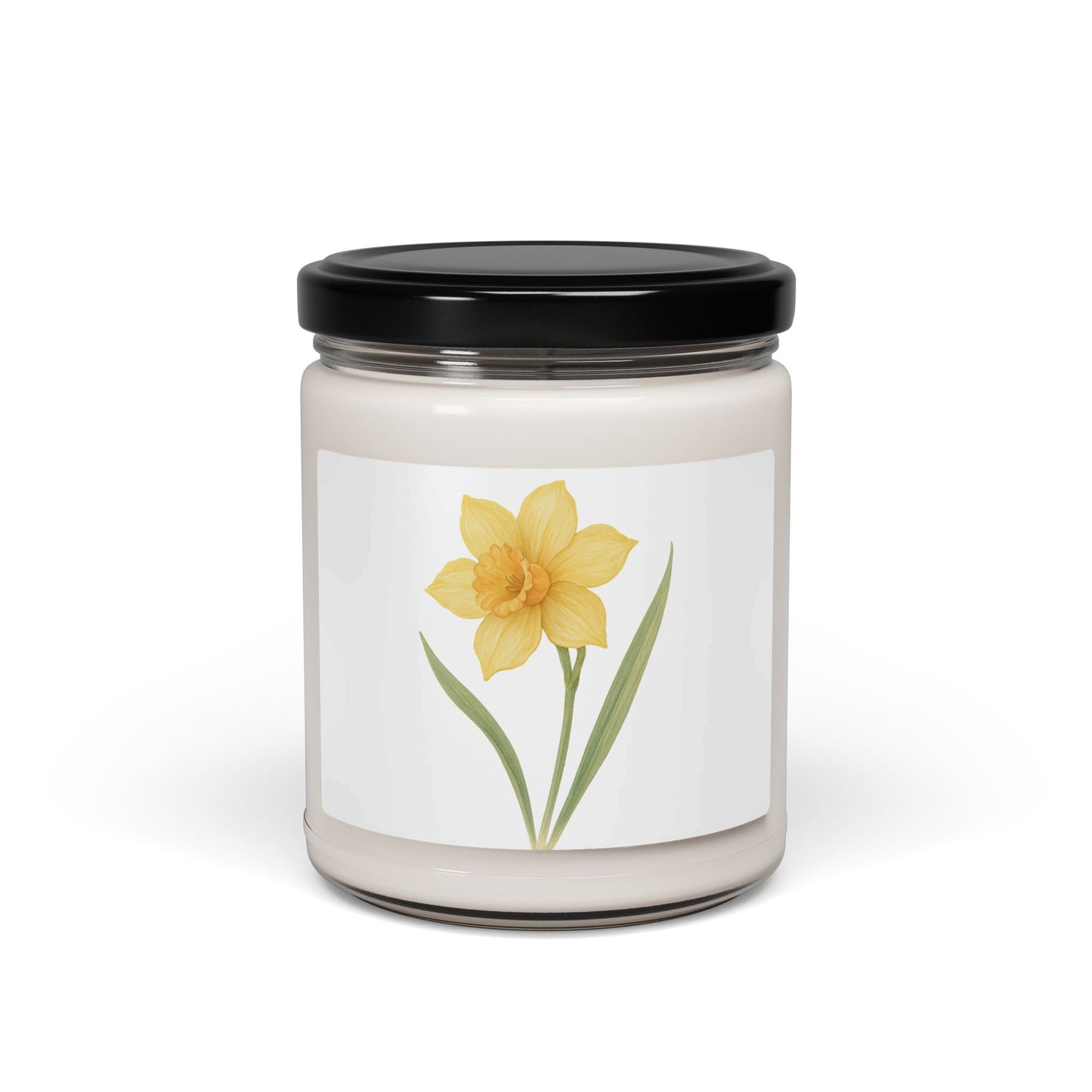Yellow Flower Design Aromatherapy Candle product type