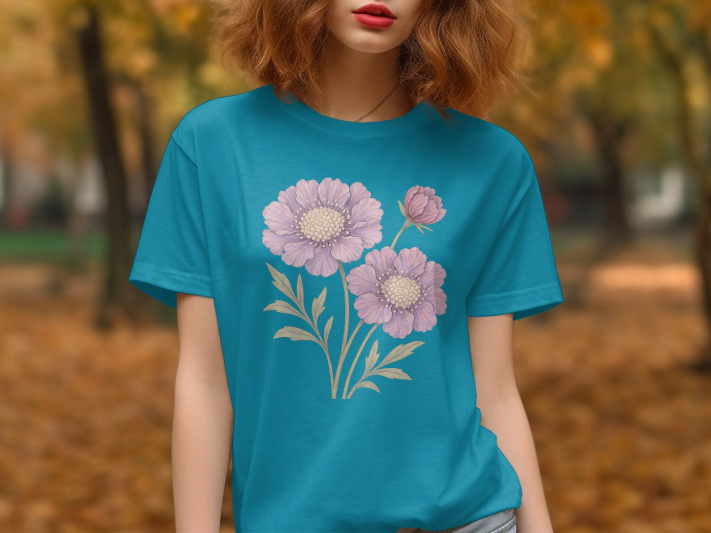 Beautiful Floral Printed Casual Wear T-Shirt product