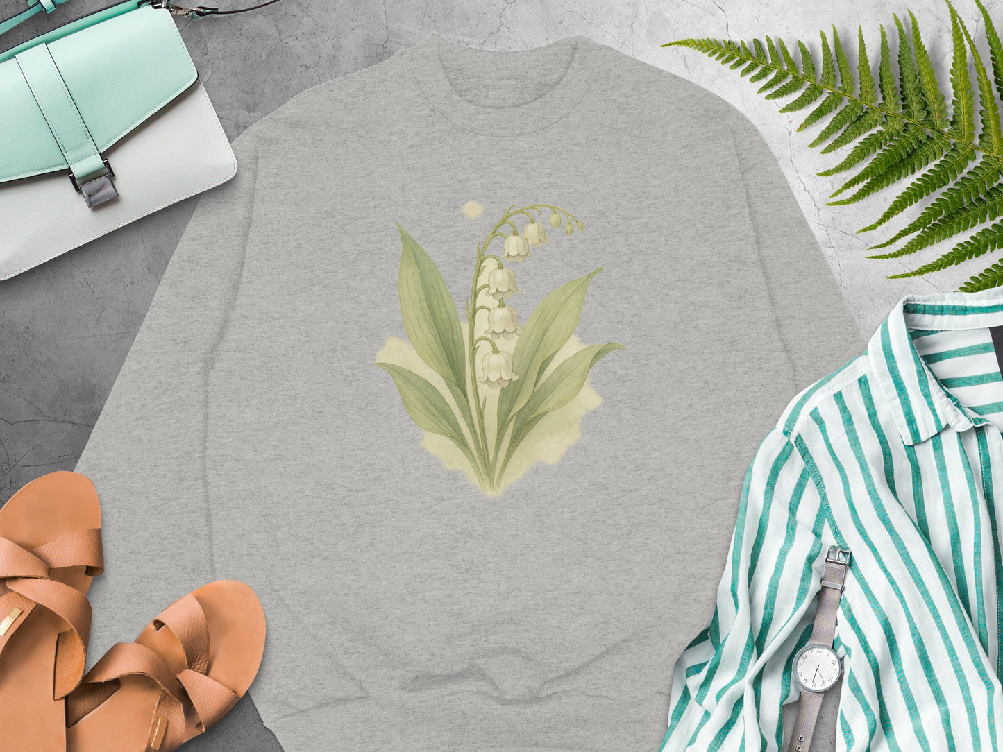 Lily of the Valley Graphic Sweatshirt product type