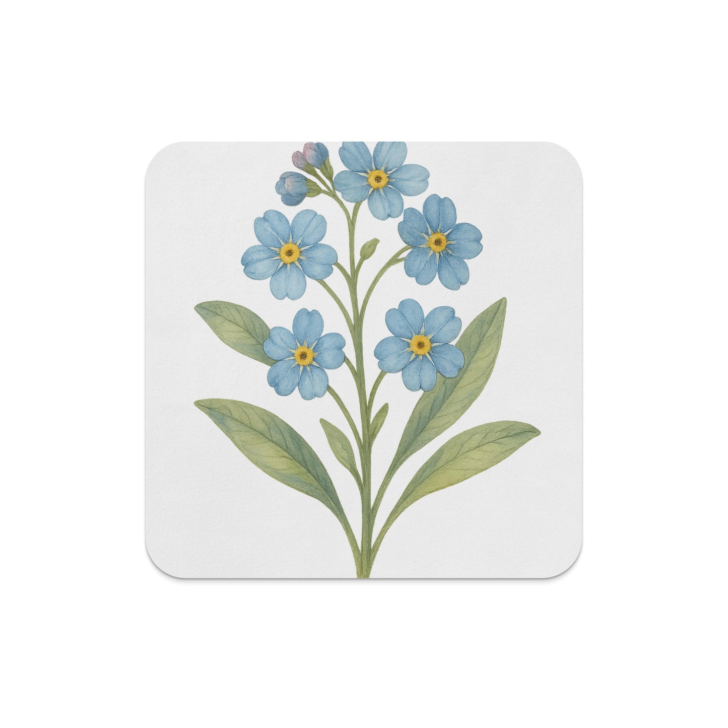 Beautiful Floral Bloom Artwork on Square product type