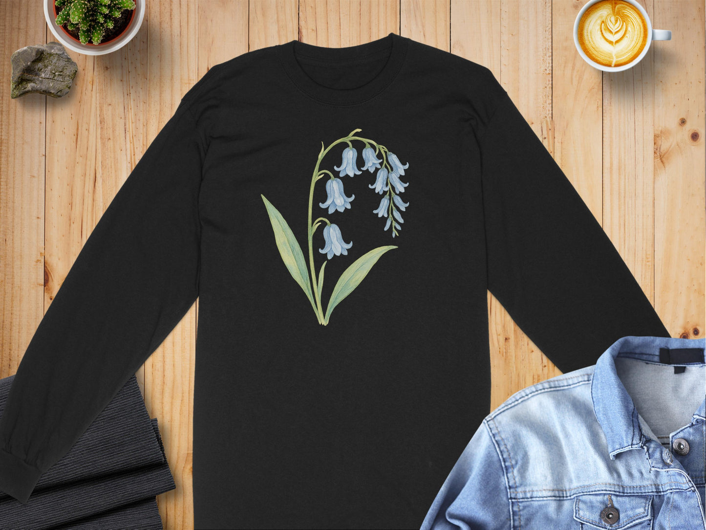 Floral Bell Design Long Sleeve Shirt product