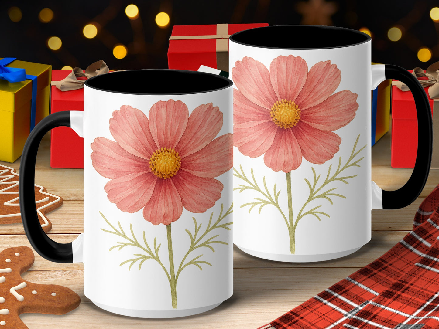 Floral Design Pink Cosmos Coffee Mug product type