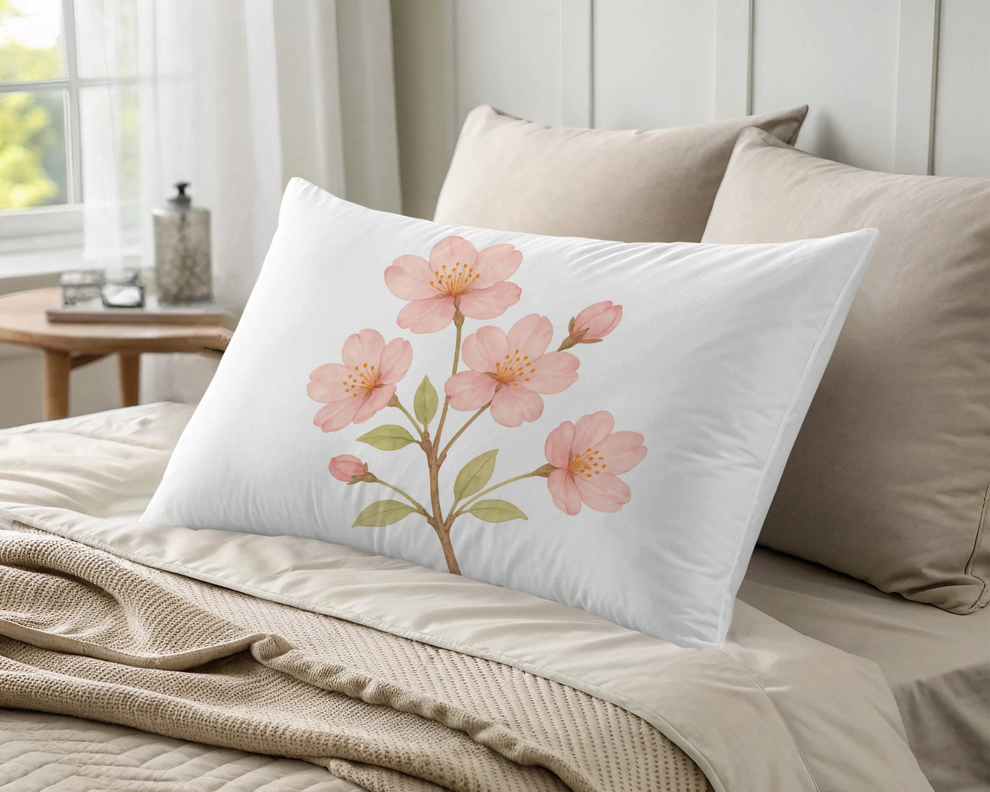 Floral Blossom Decorative Pillowcase Bedding product