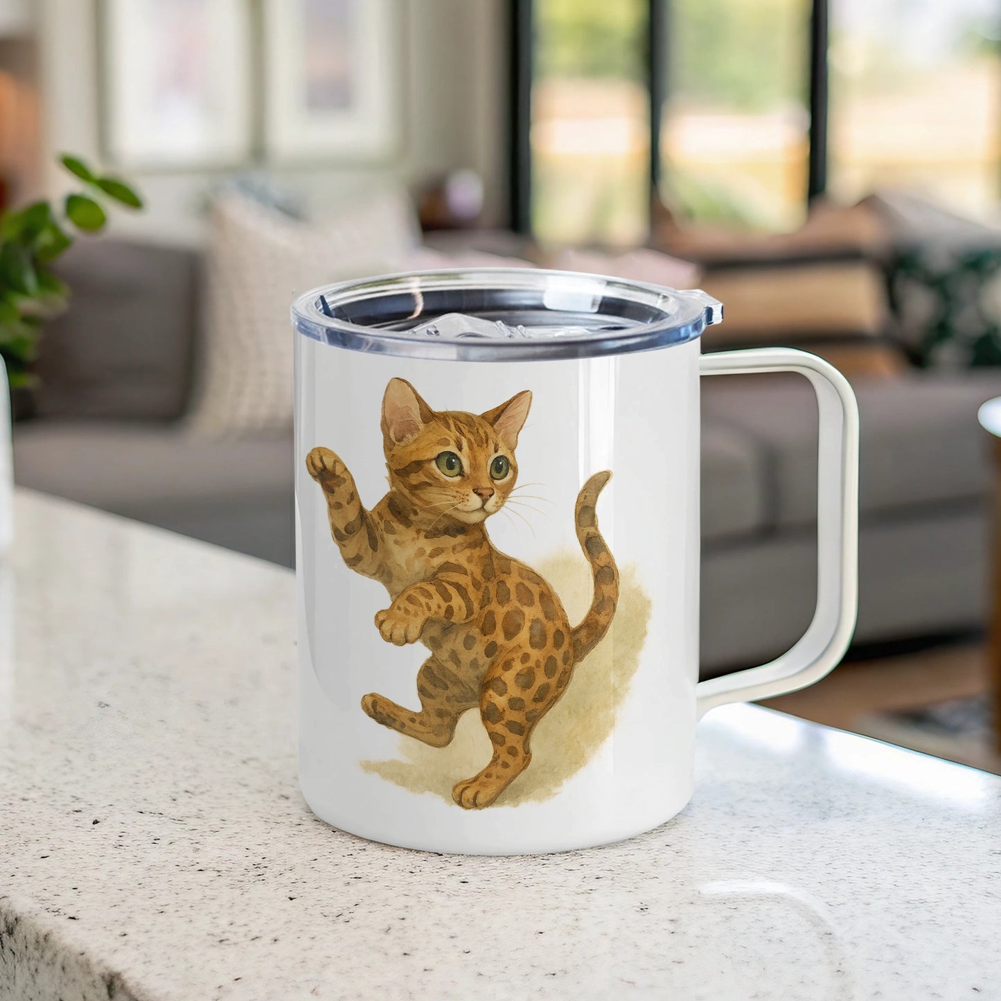 Adorable Playful Kitten Design Coffee Mug product type