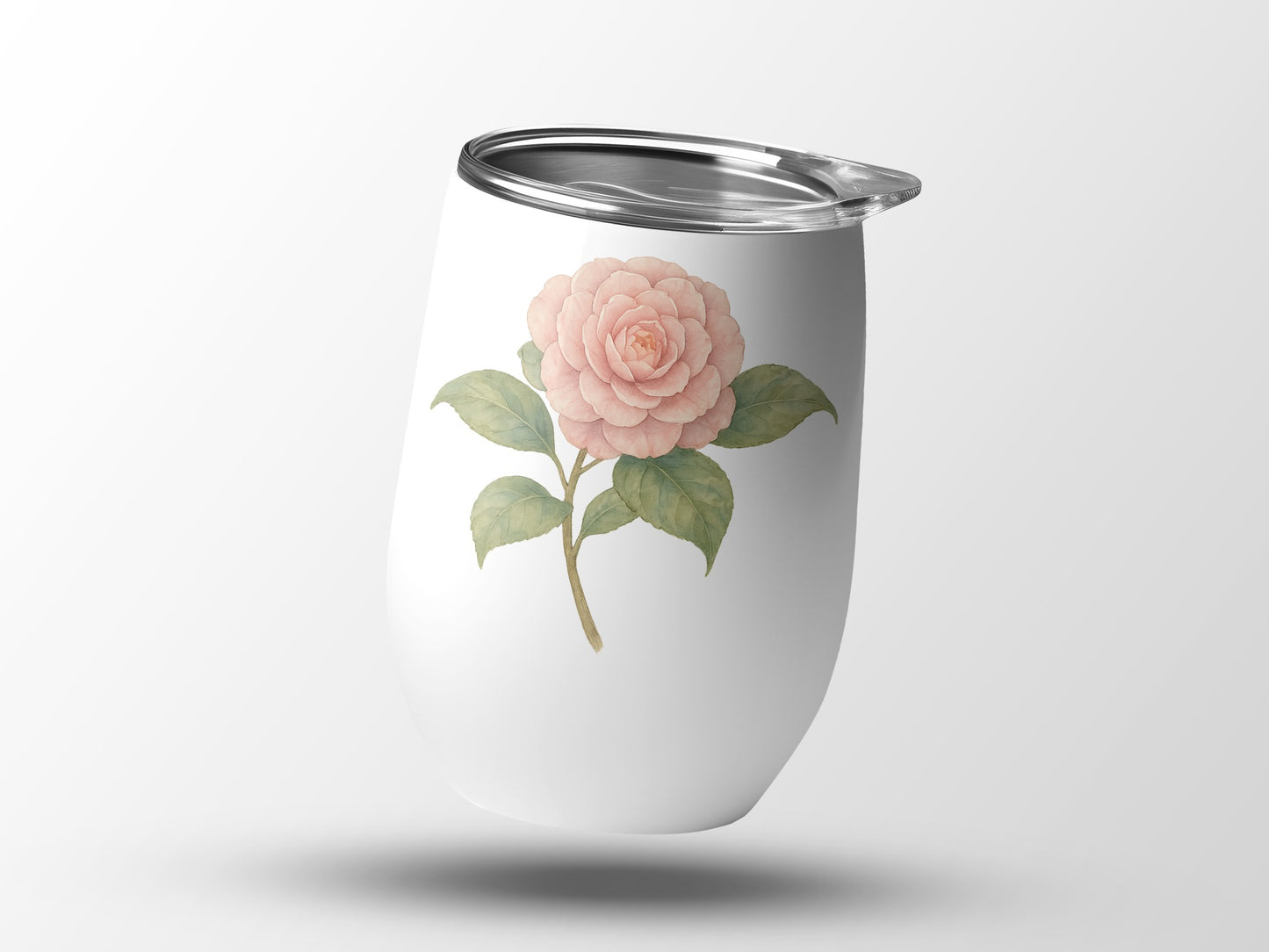 Elegant Floral Design Insulated Tumbler Product
