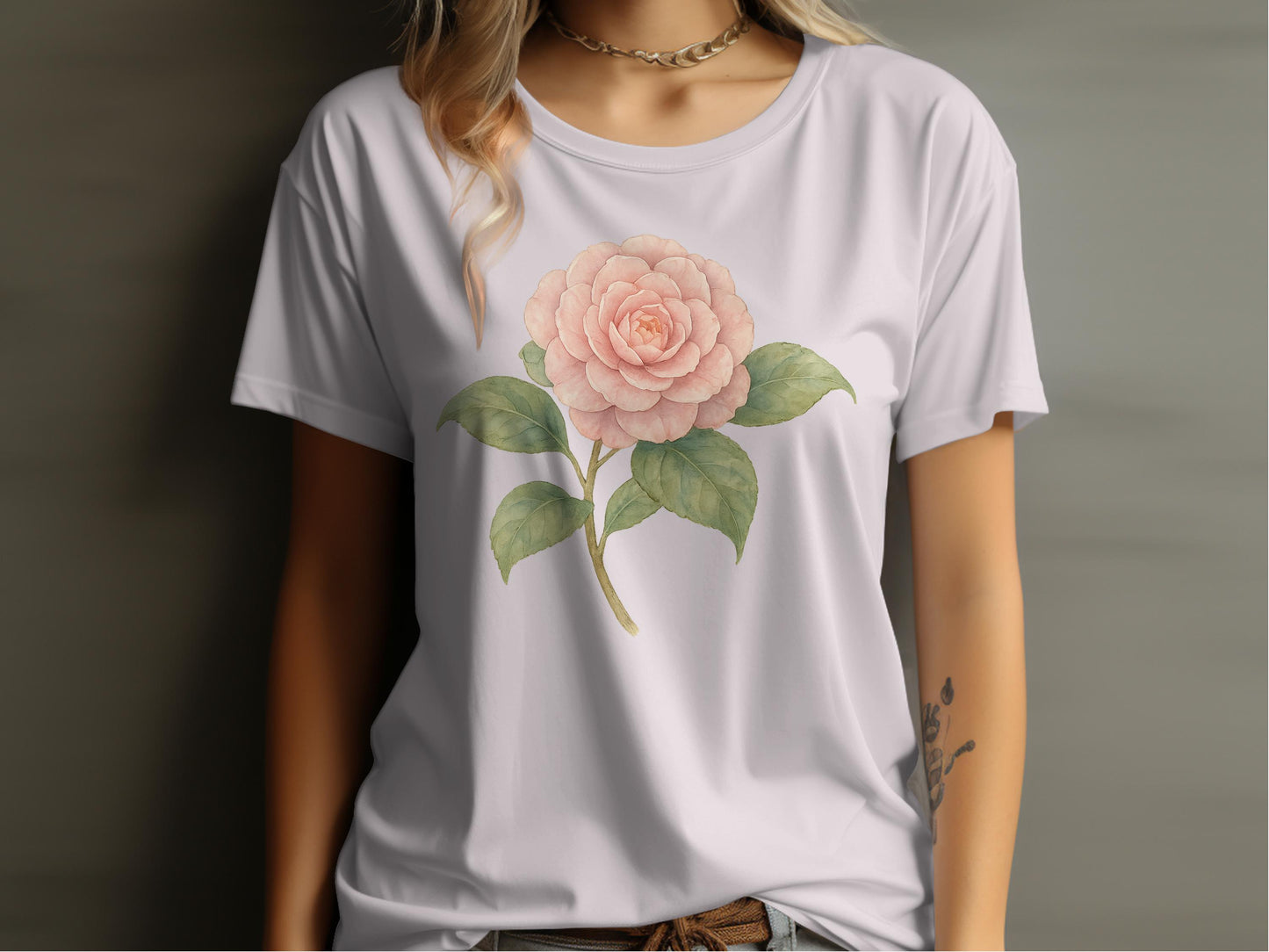 Beautiful Delicate Floral Design T-shirt product type