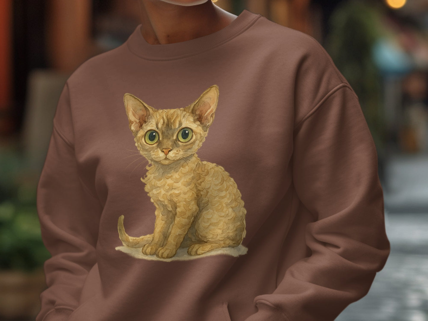 Adorable Kitten Design Long Sleeve Fashion Product