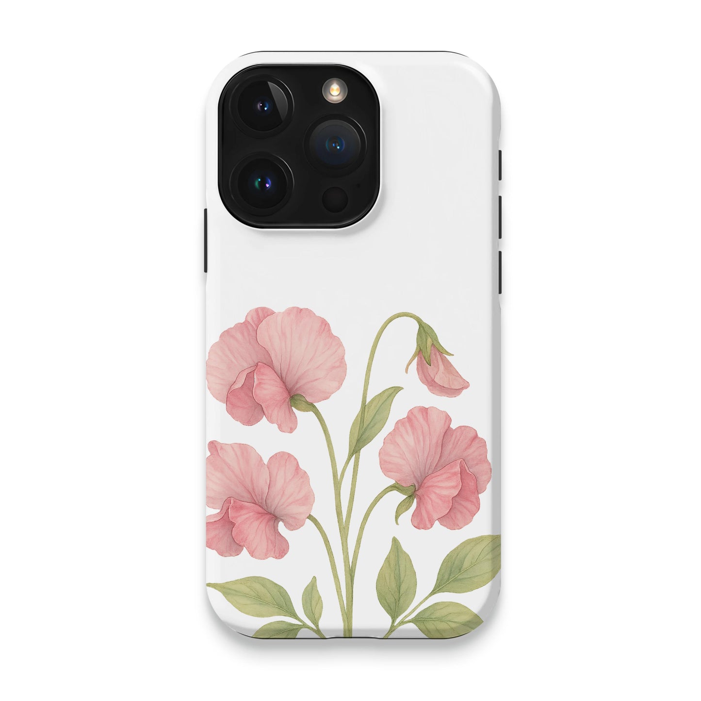 Elegant Pink Floral Design Phone Case product type