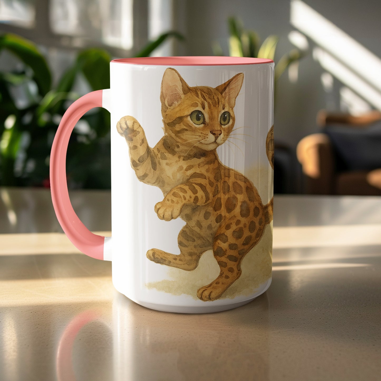 Adorable Kitten Print Mug Perfect for Cat Lovers product