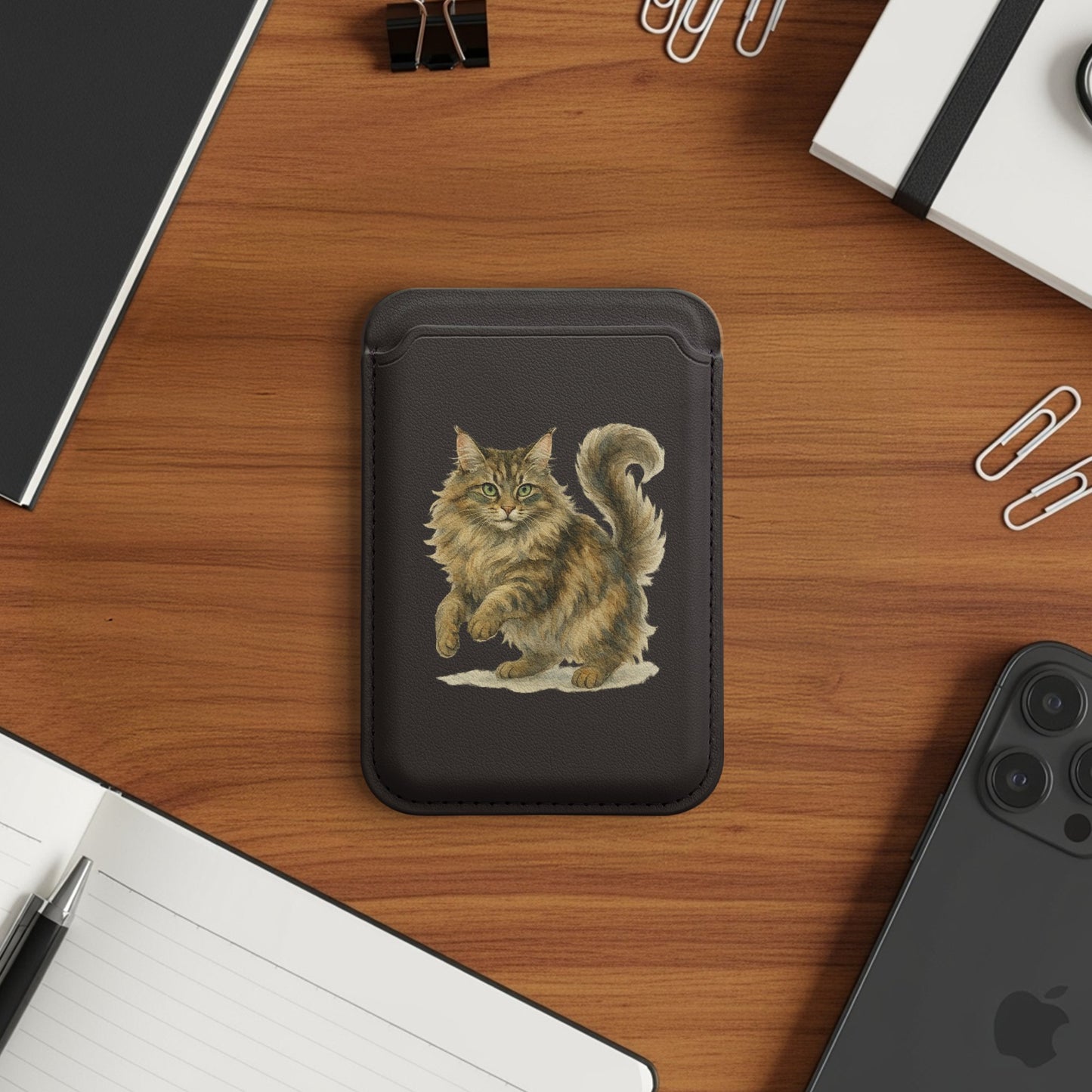 Adorable Cat Themed Card Holder for Unique Product