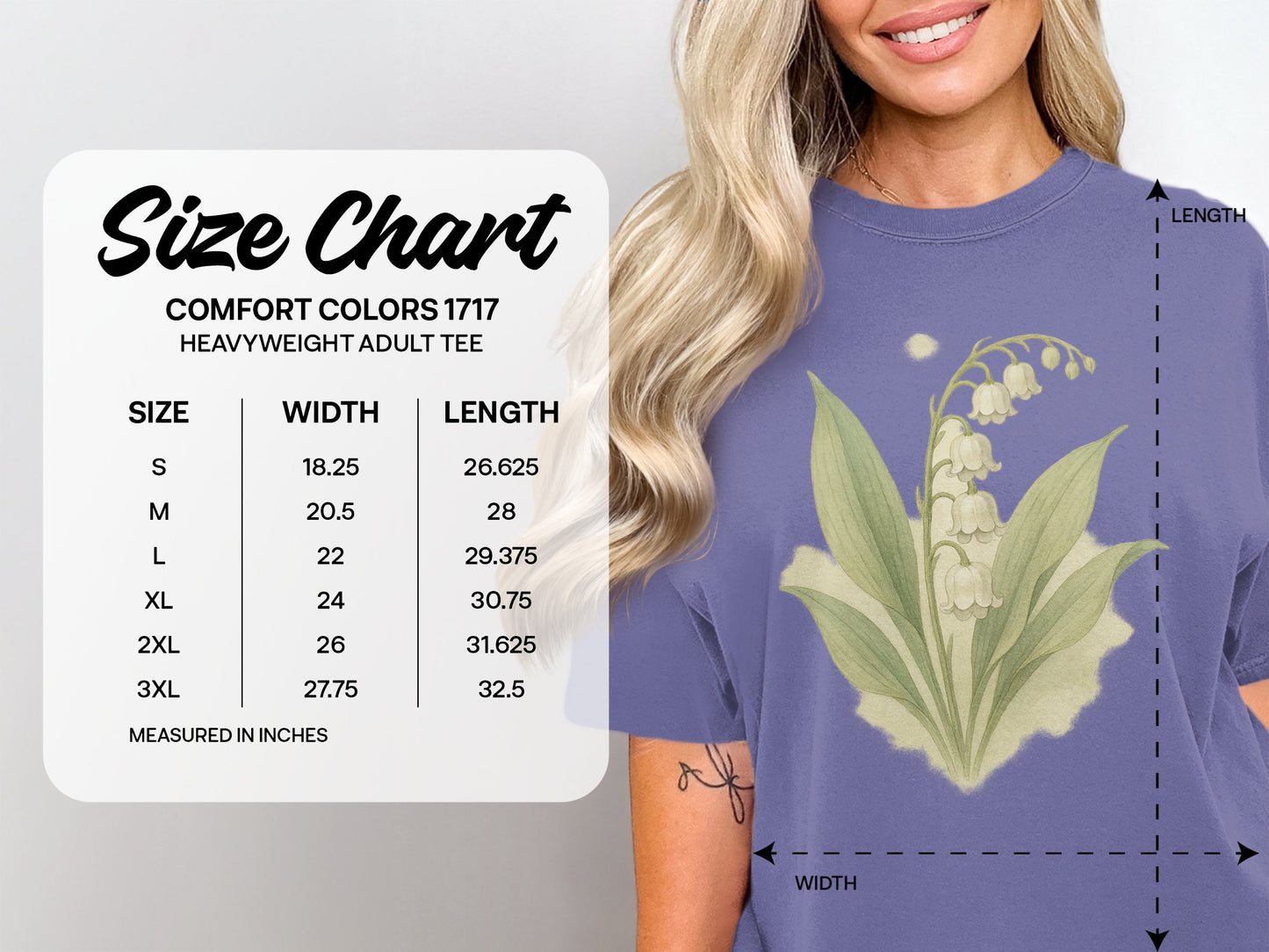 Lily of the Valley Graphic Heavyweight Tee product