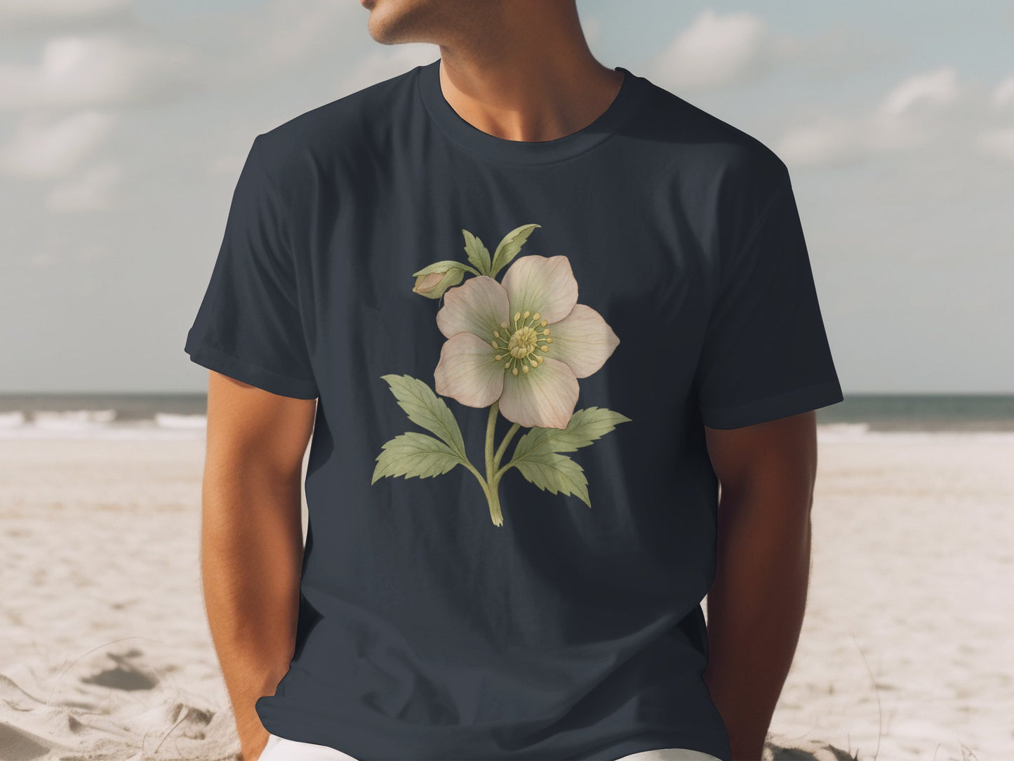 Stylish Floral Graphic Casual Beachwear T-Shirt product