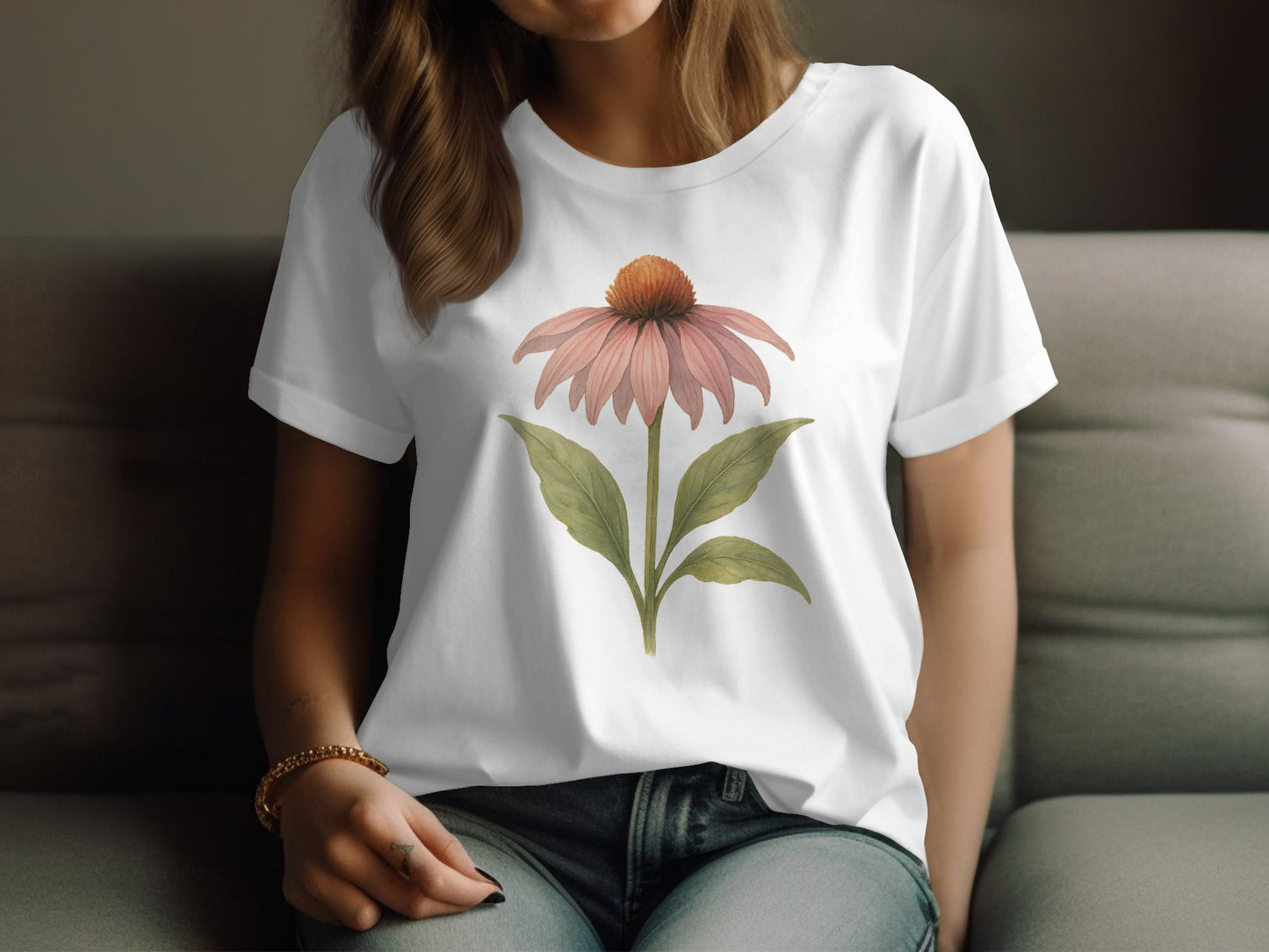 Beautiful Botanical Flower Graphic Tee Shirt product