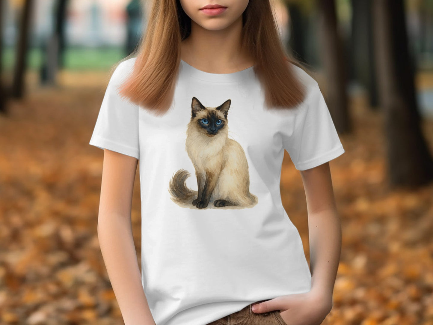 Cute Cat Print Women's Casual Fashion T-Shirt product type