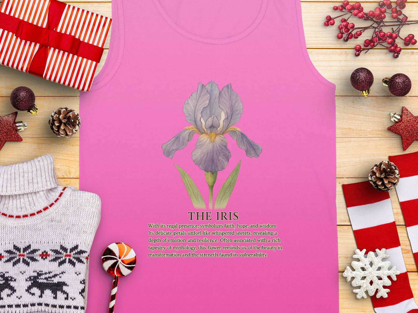 The Iris Graphic Print Pink Sleeveless Top product