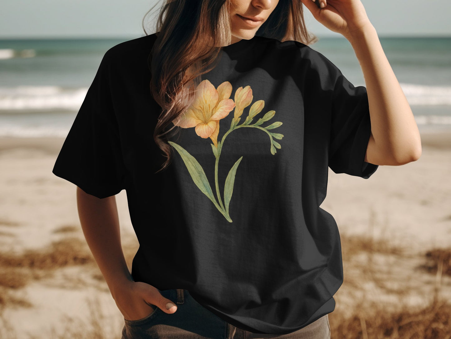 Beach Floral Printed Short Sleeve Shirt product type