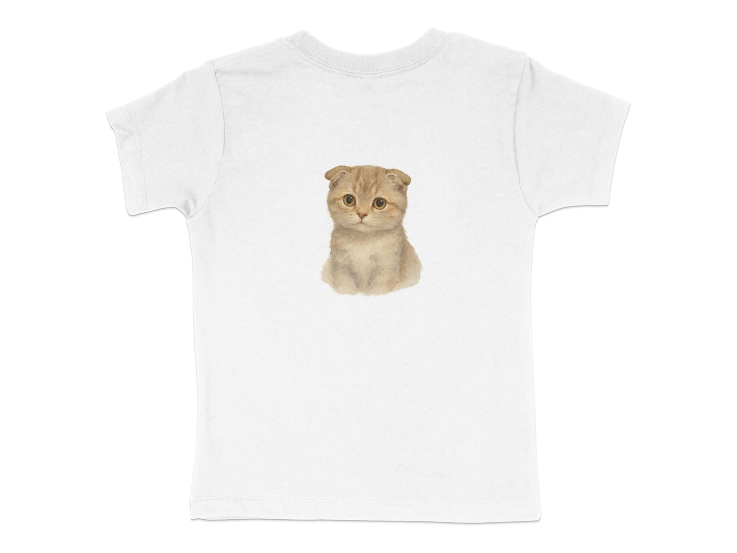 Cute Kitten Graphic Design Short Sleeve T-Shirt product