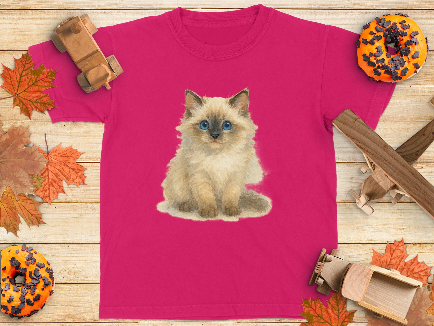Adorable Kitten Graphic Tee Shirt for Cat Lovers product