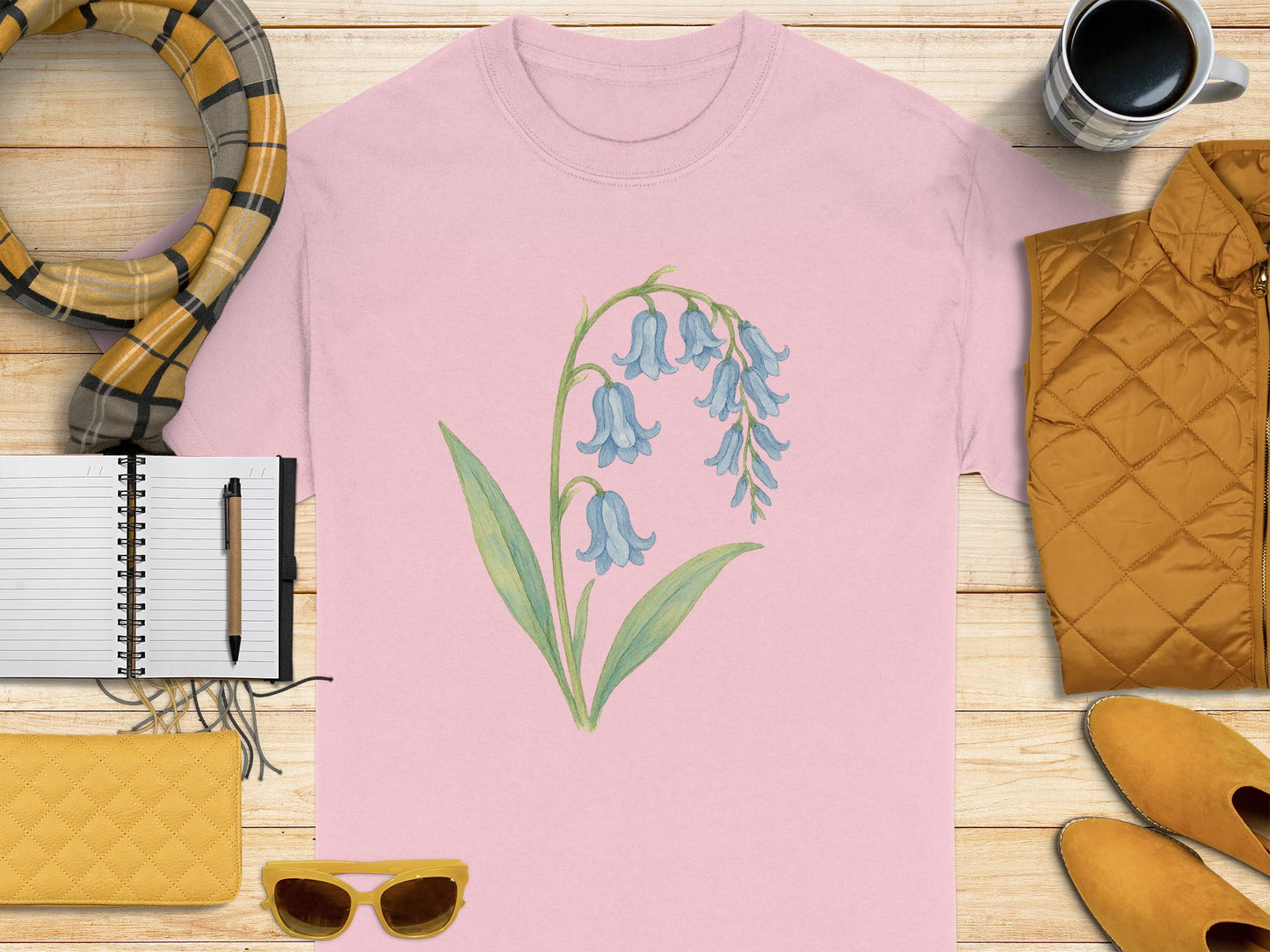 Botanical Floral Art Printed Graphic T-Shirt product type