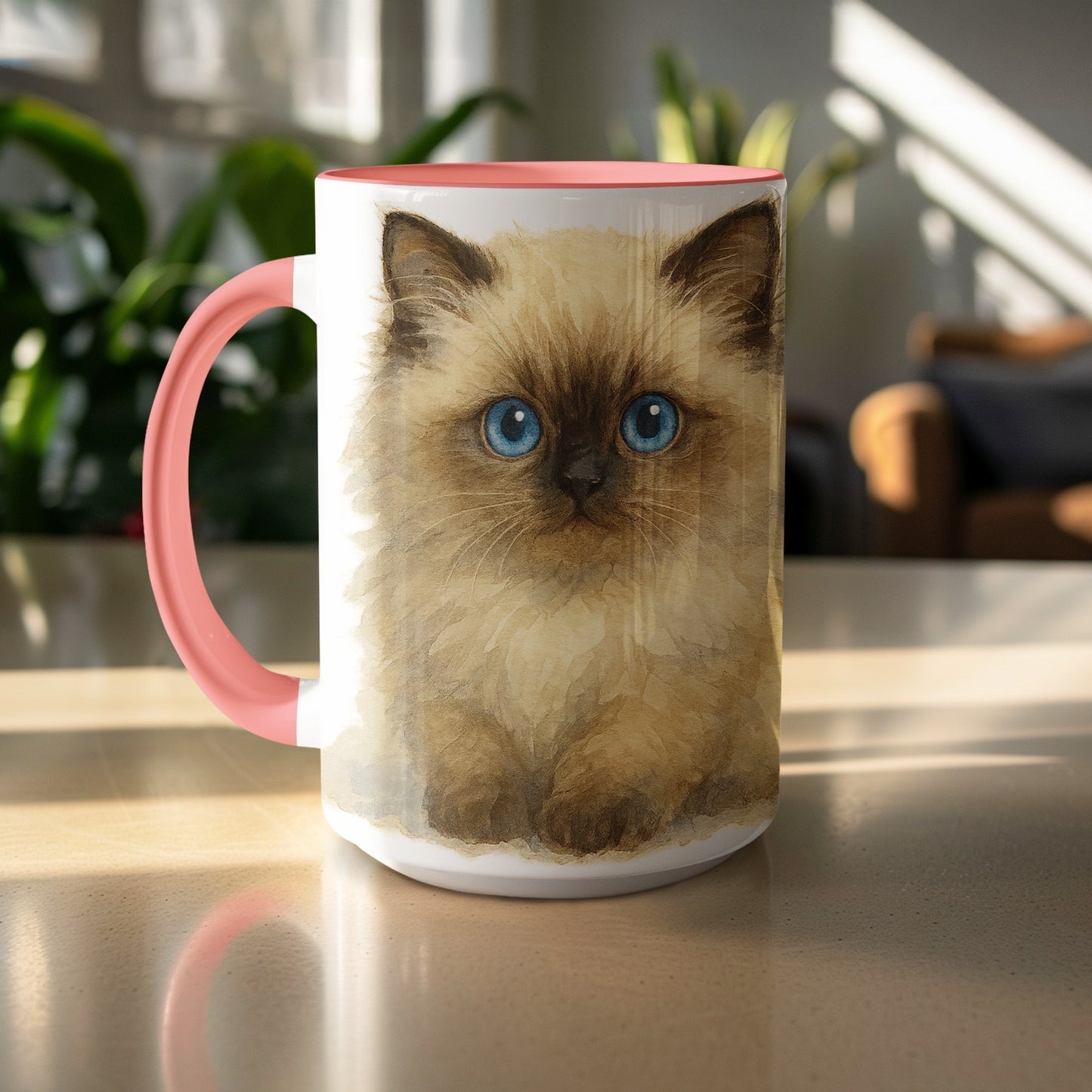 Adorable Blue-Eyed Kitten Coffee Mug product type