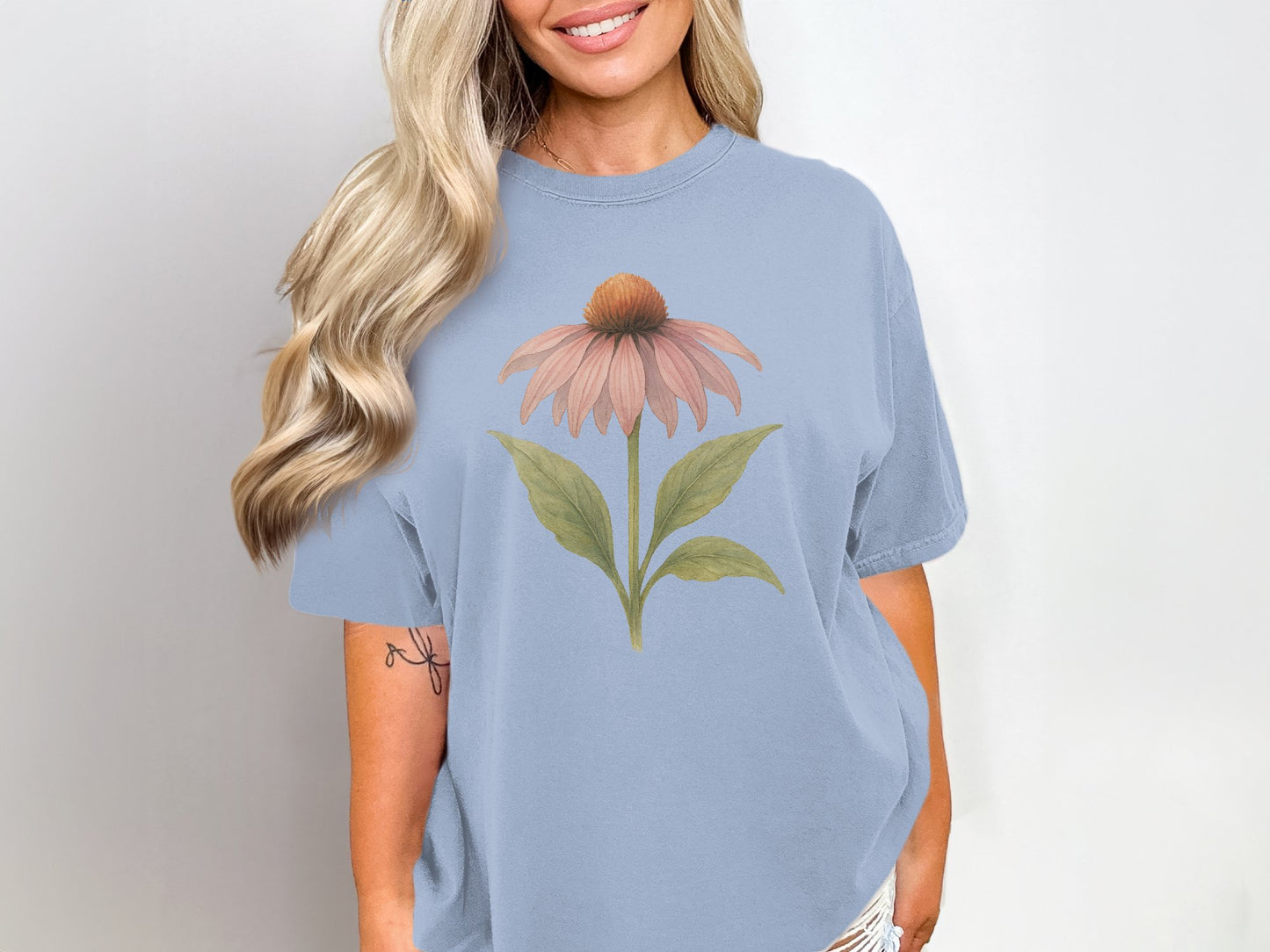 Floral Graphic Oversized Casual T-Shirt product type