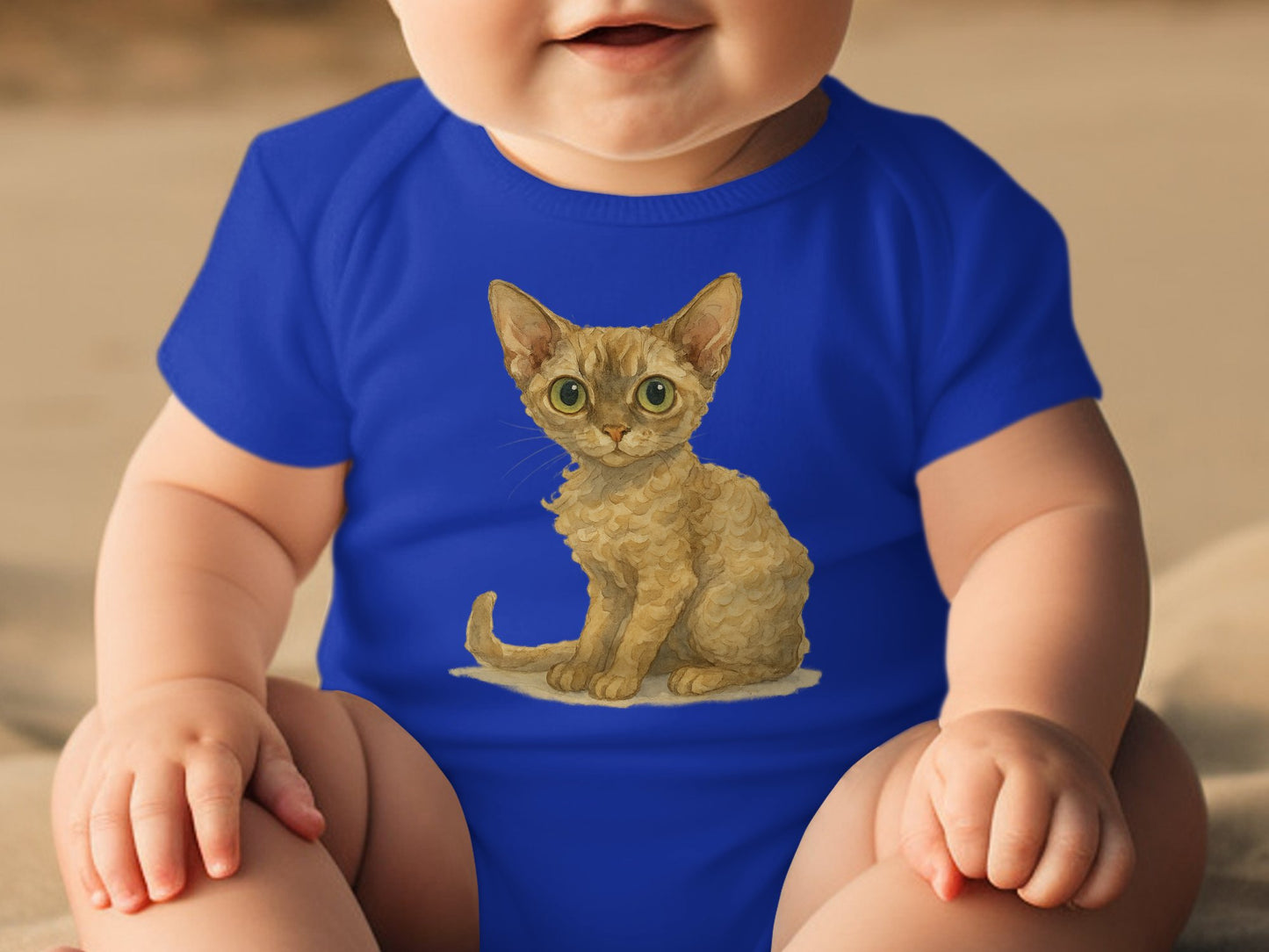 Cute Kitten Baby Bodysuit with Adorable Cat Print product type