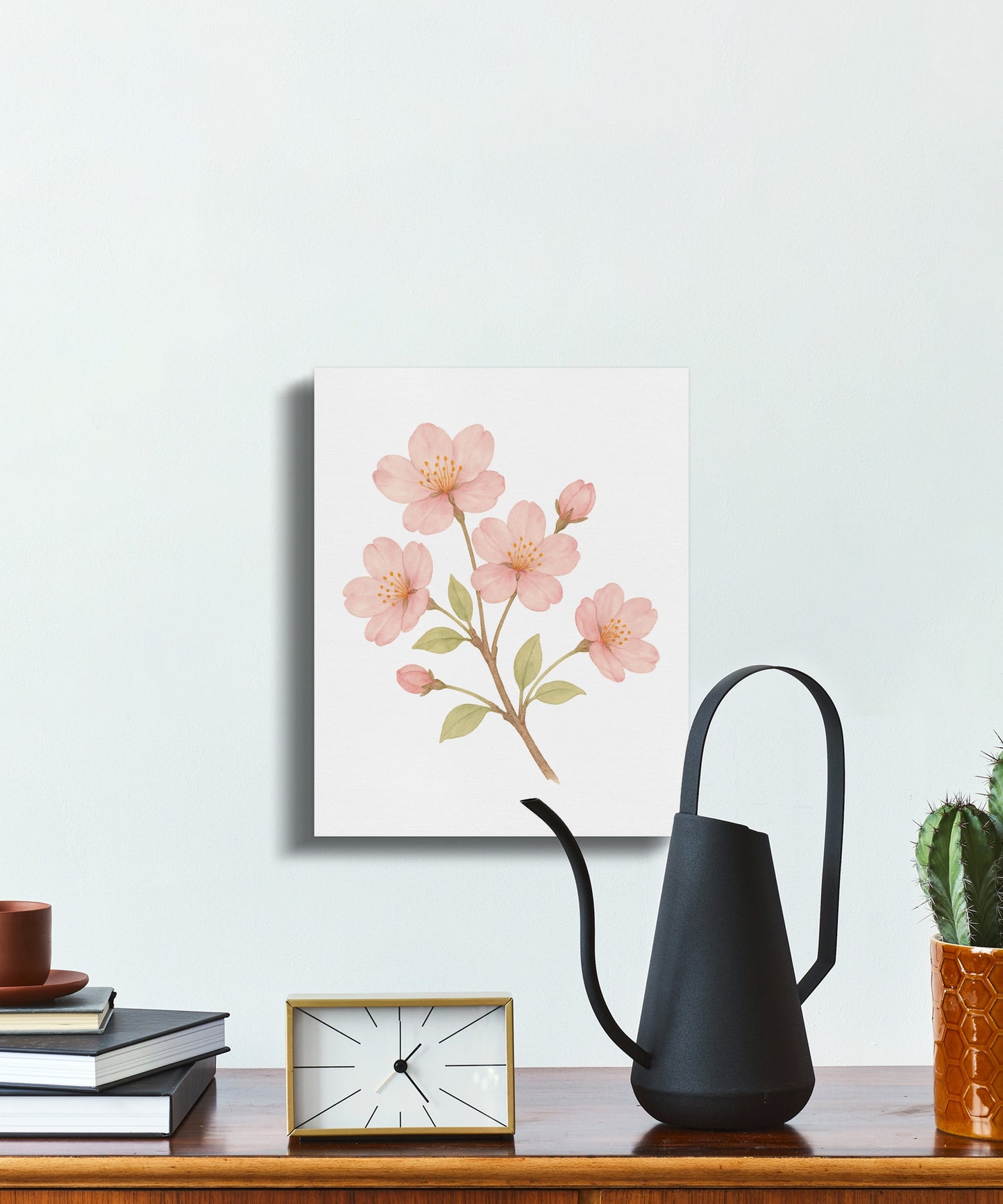 Elegant Floral Canvas Wall Art Home Decor Product Type