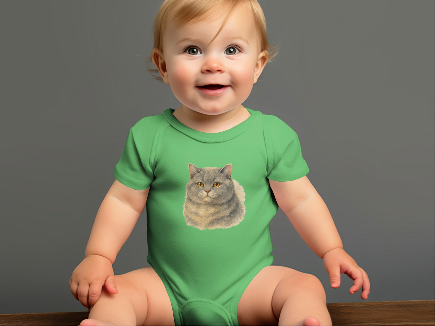 Cute Baby Outfit with Adorable Cat Print product type