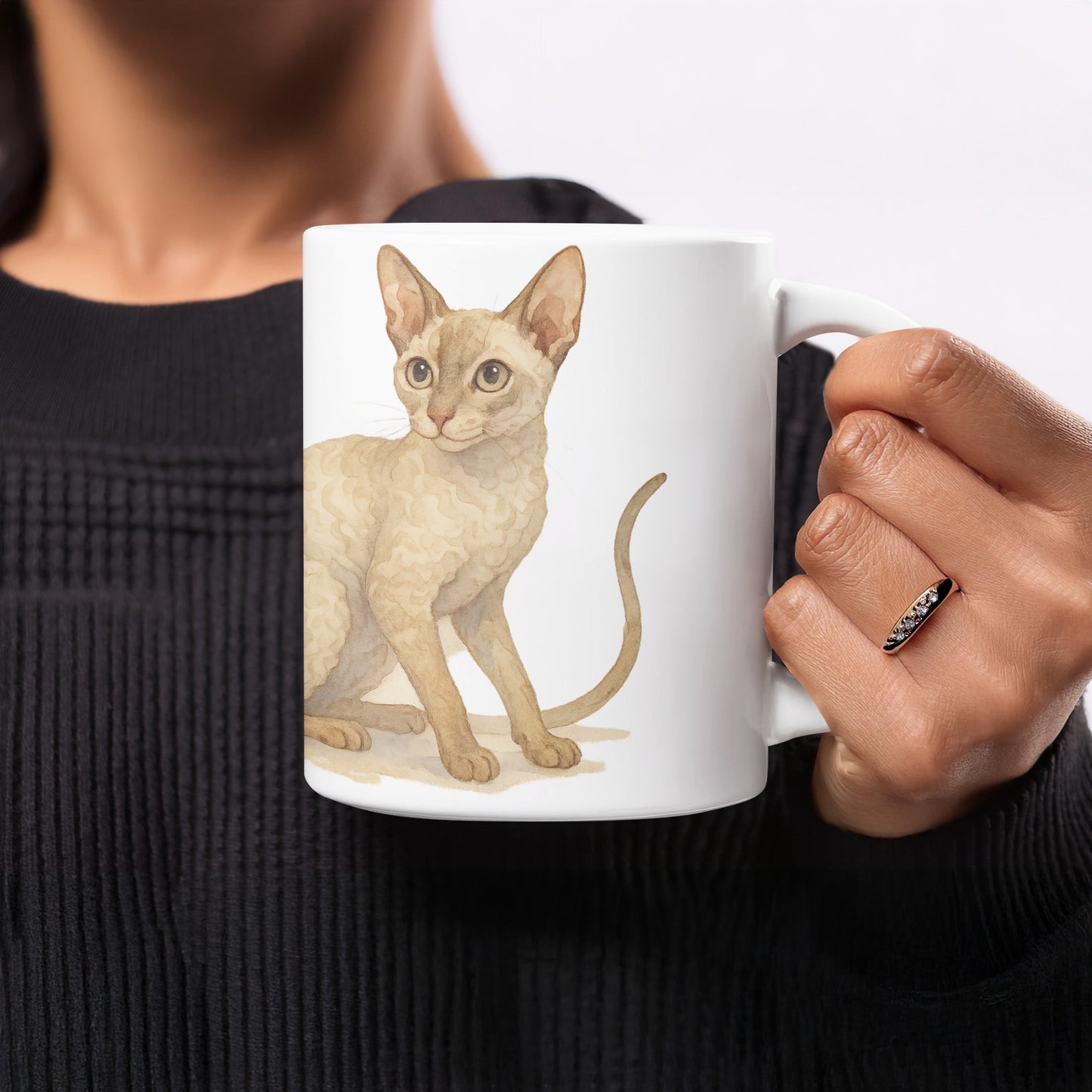 Cute and Realistic Cat Print Design Coffee Mug product