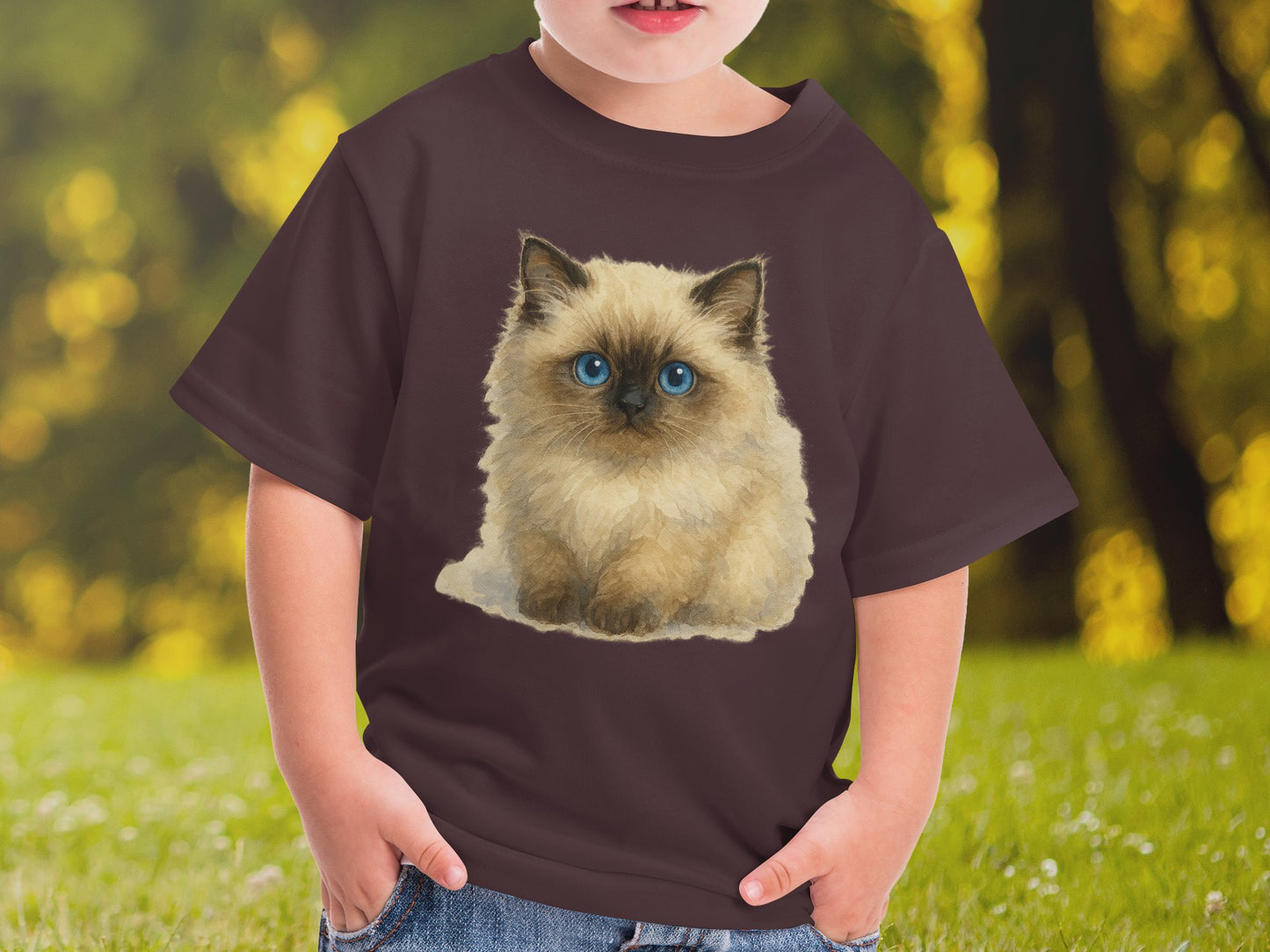 Adorable Kitten Graphic Print Kids T-Shirt product