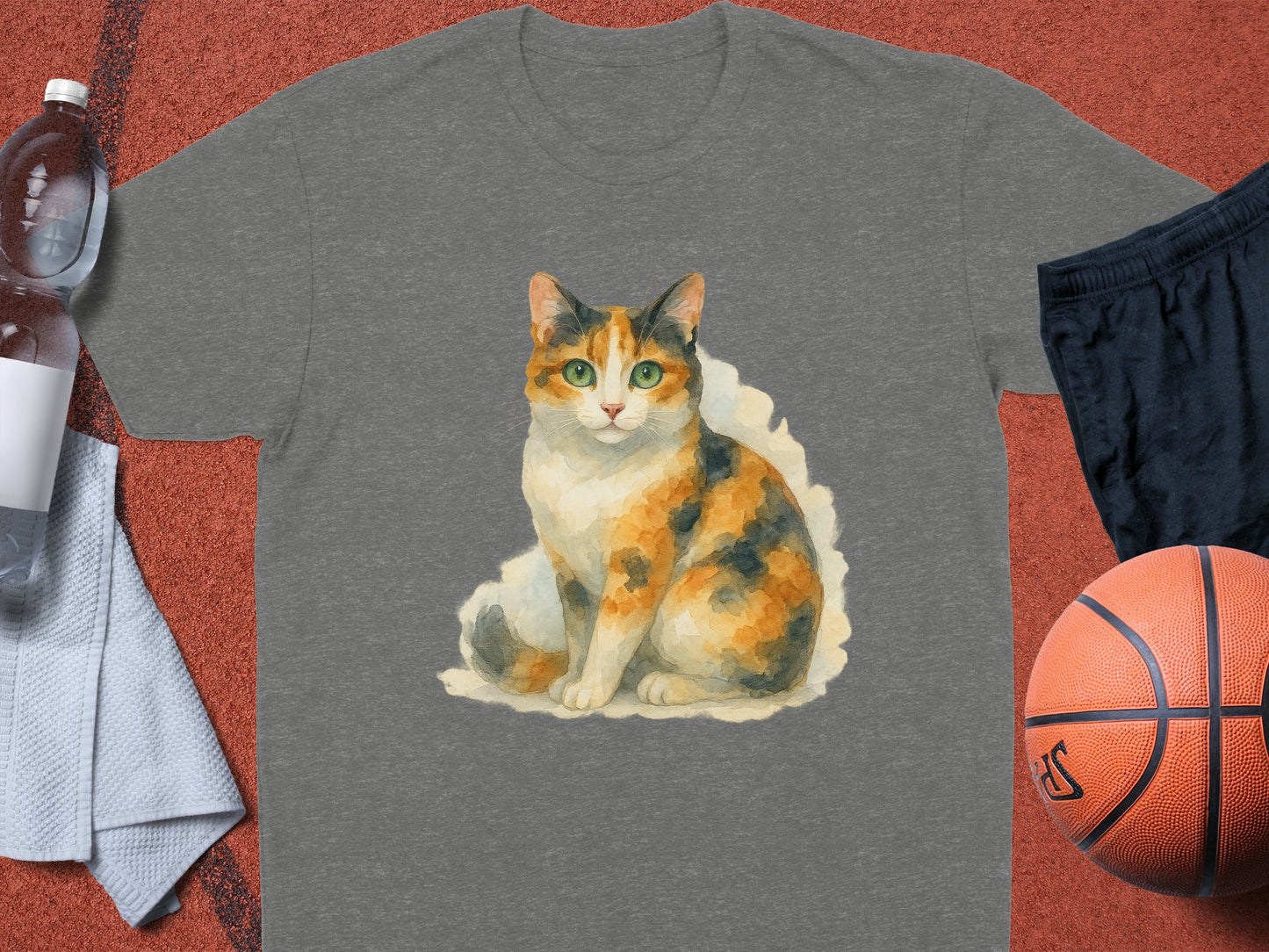 Calico Cat Painting Artistic Design T-Shirt product type