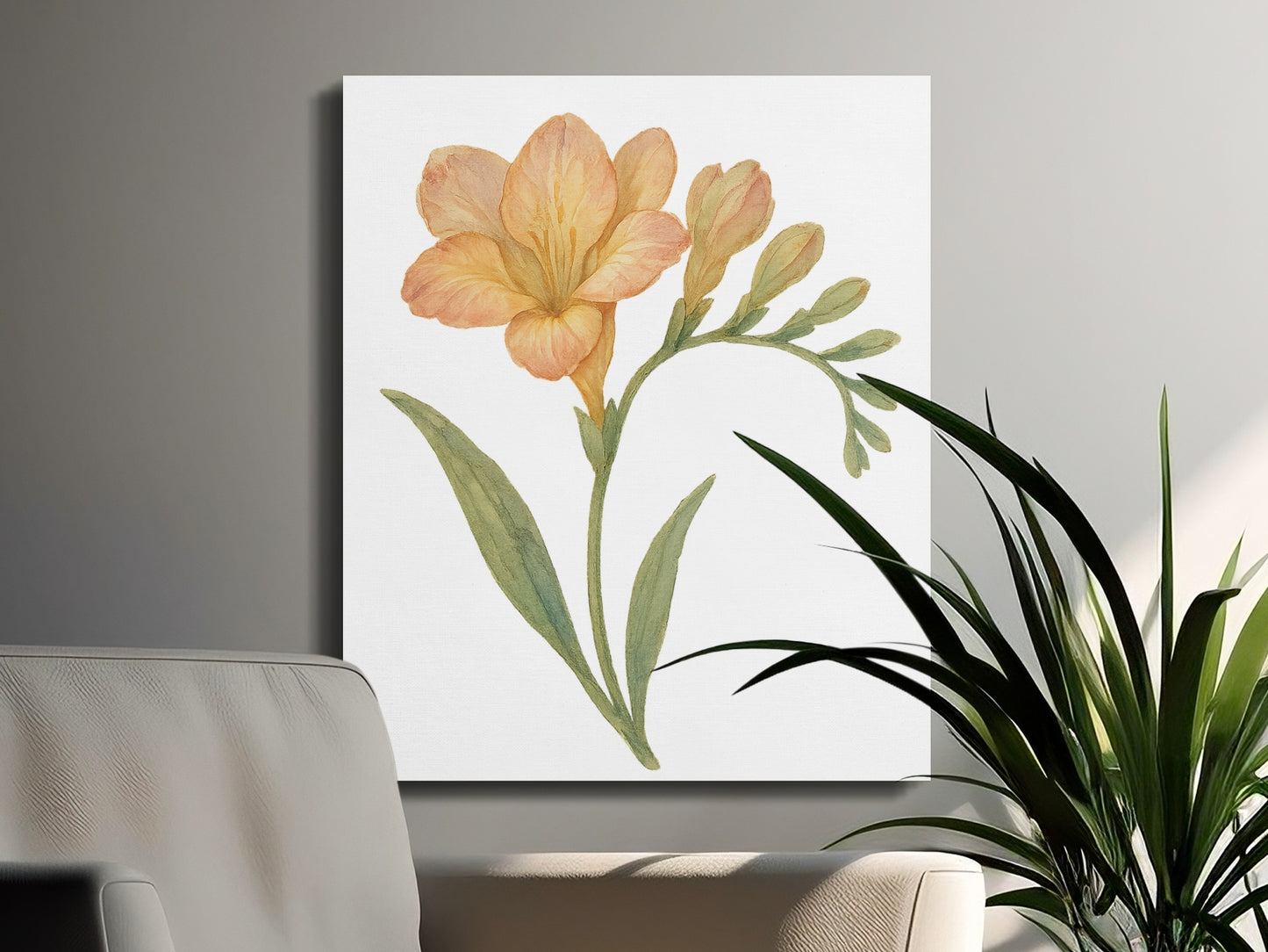 Beautiful Floral Wall Art with Flower Illustration product type