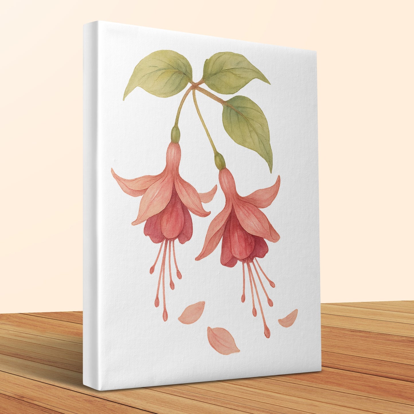 Elegant Floral Painting Wall Decor Canvas Print product