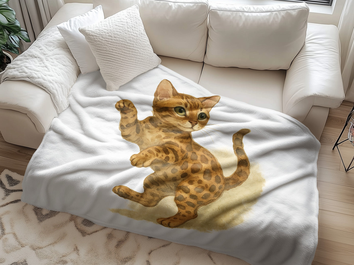 Cozy Relaxation with Cute Cat Blanket product