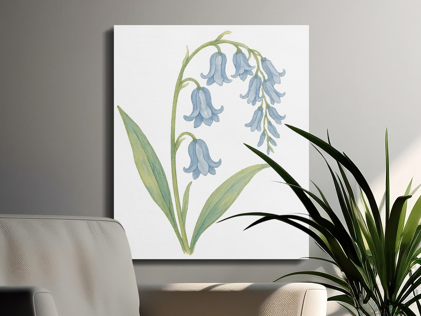 Bluebell Botanical Wall Art Canvas Home Decor product type
