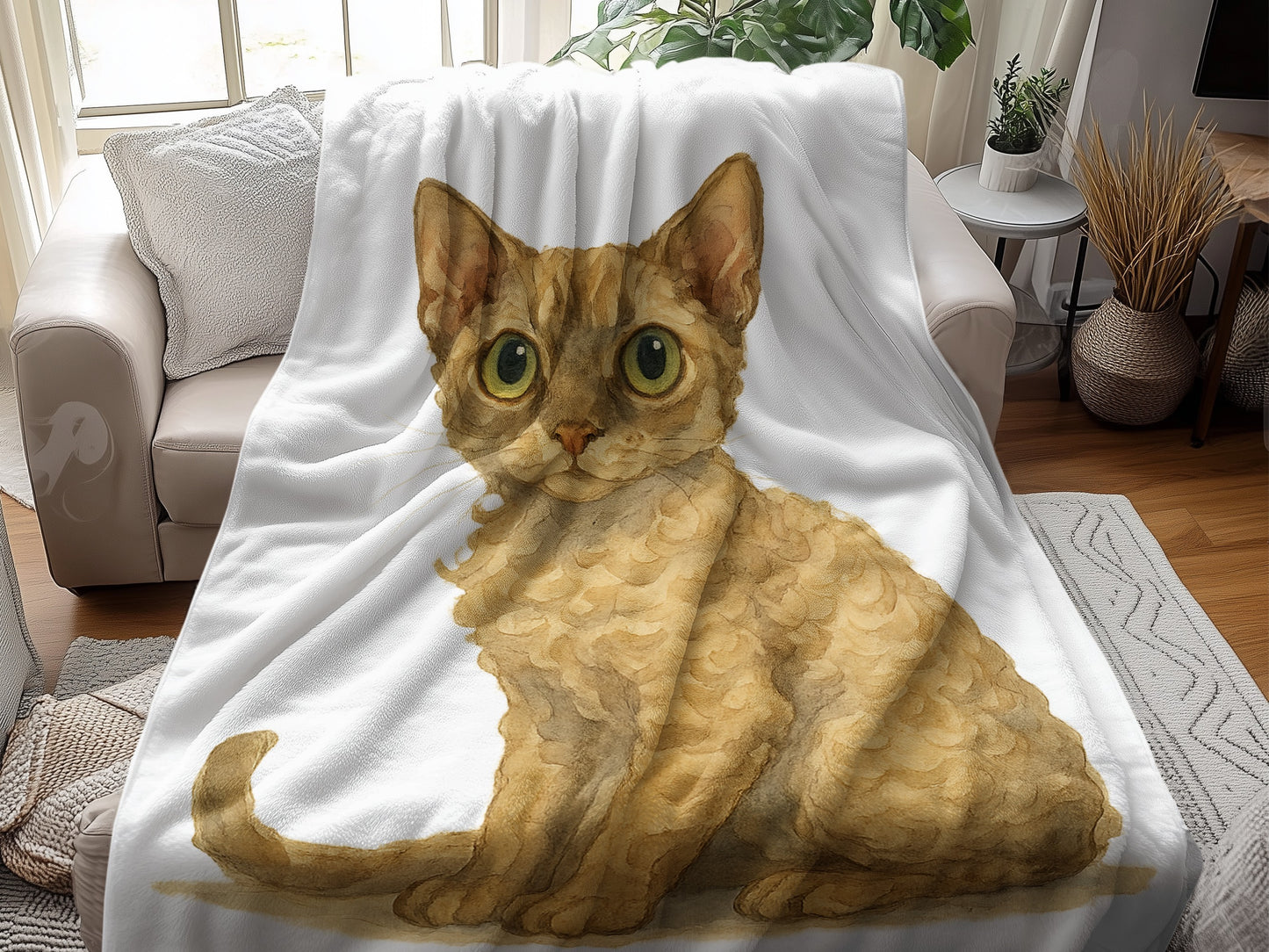 Adorable Cat Print Cozy Comfortable Blanket product