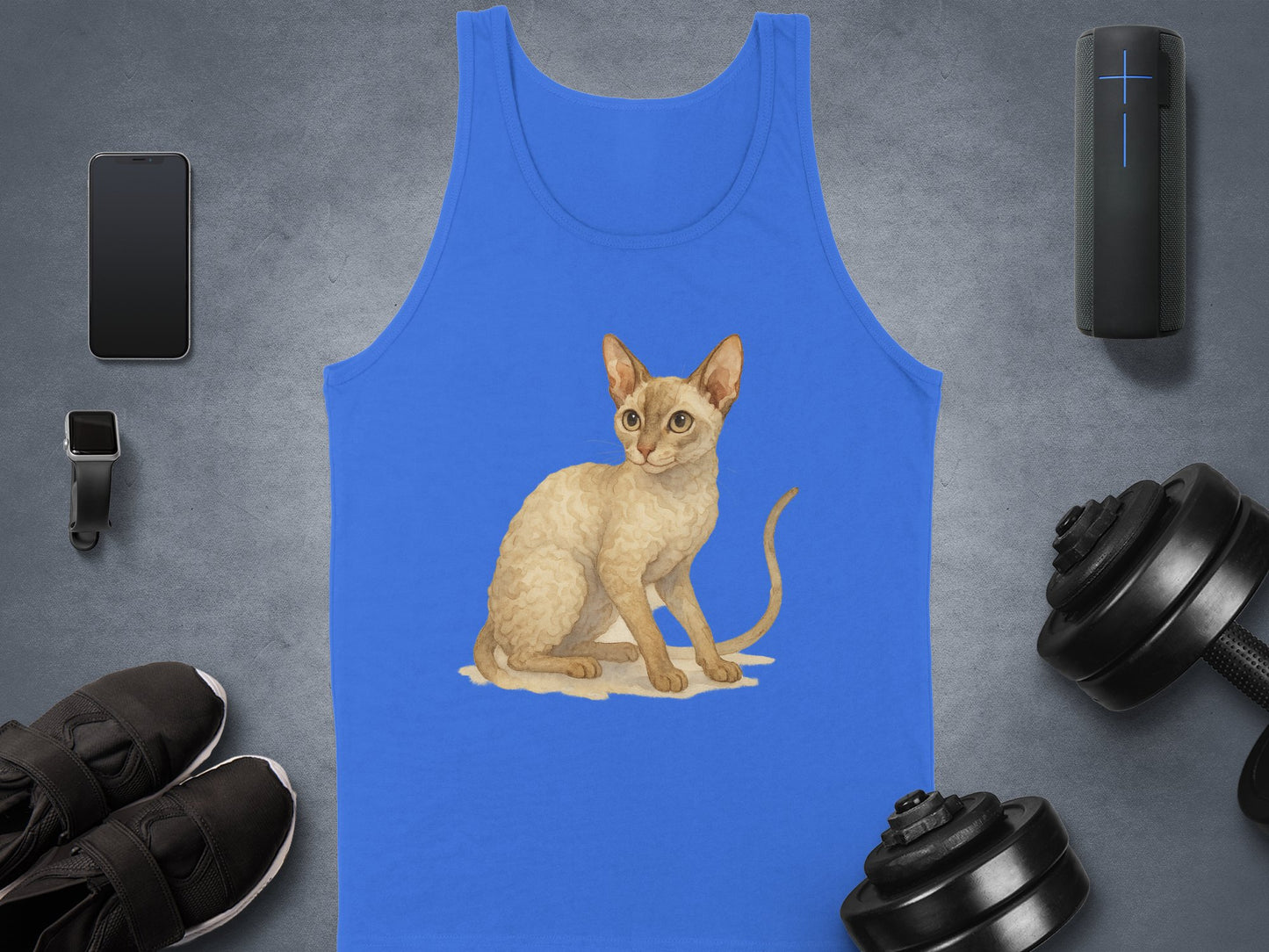 Stylish Sleeveless Top with Cute Cat Graphic Tank product type