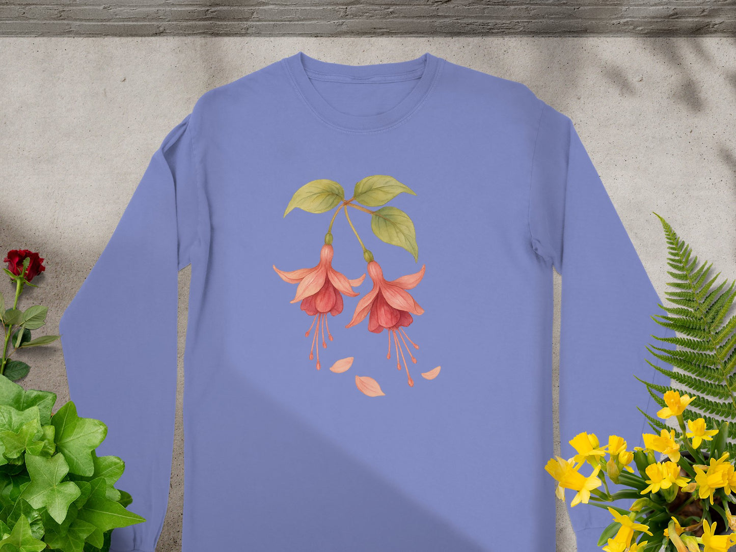 Beautiful Floral Print Long Sleeve Shirt product